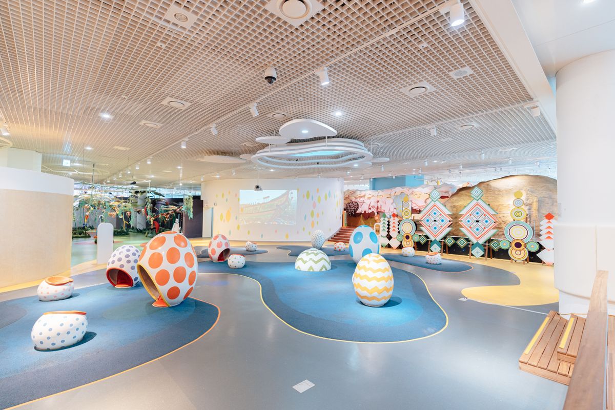 Colorful, thoughtfully designed children's space