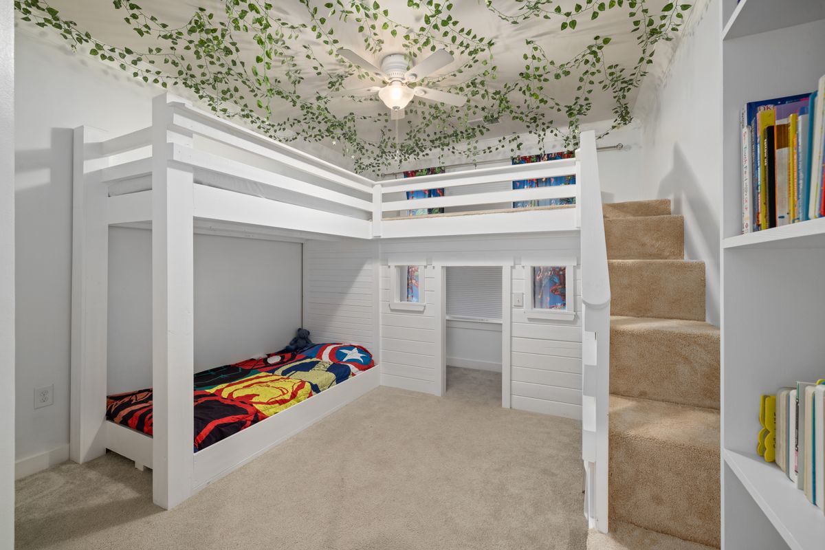 A refreshed kids room makeover on a budget