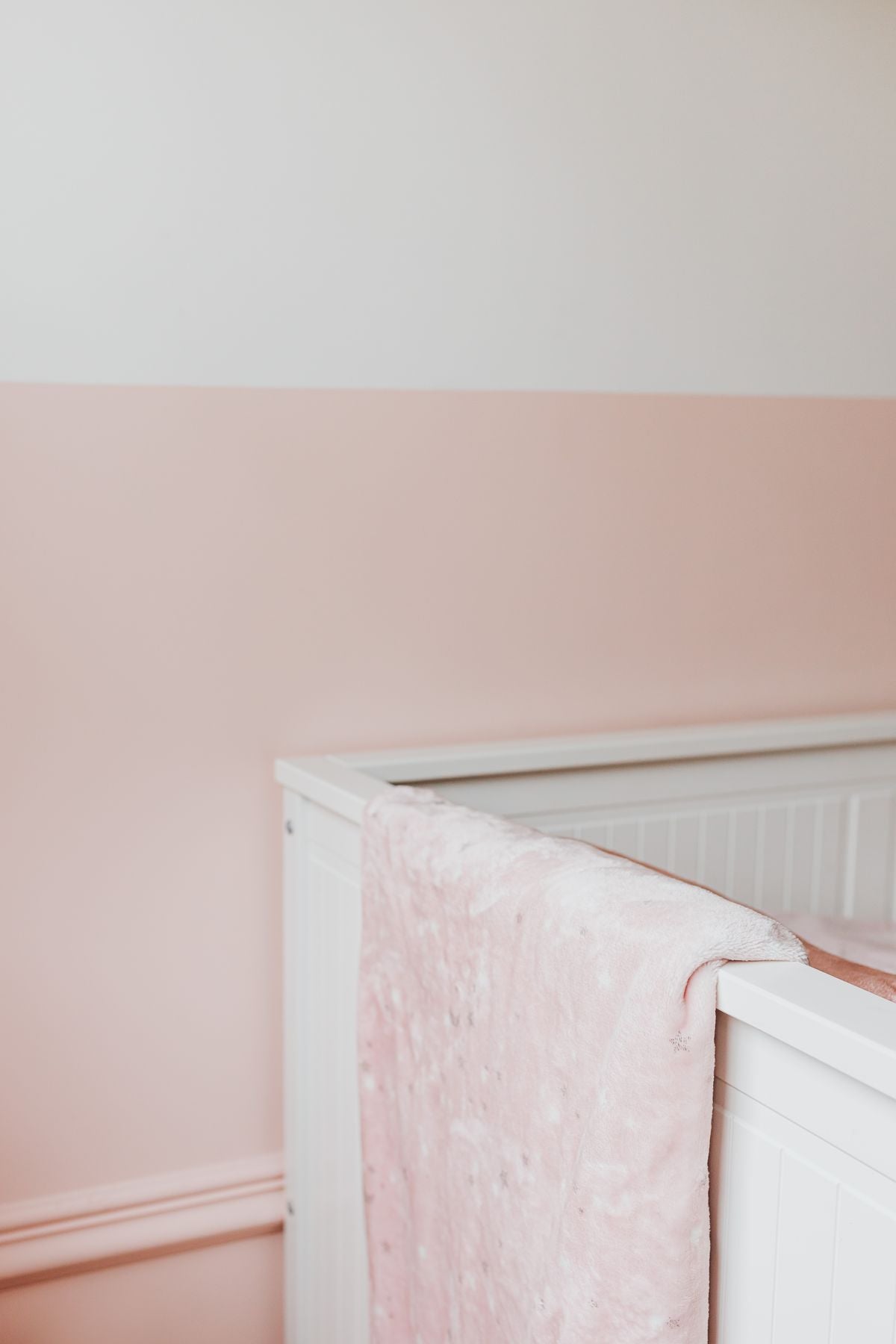 Boho-style kids room with soft, natural textures