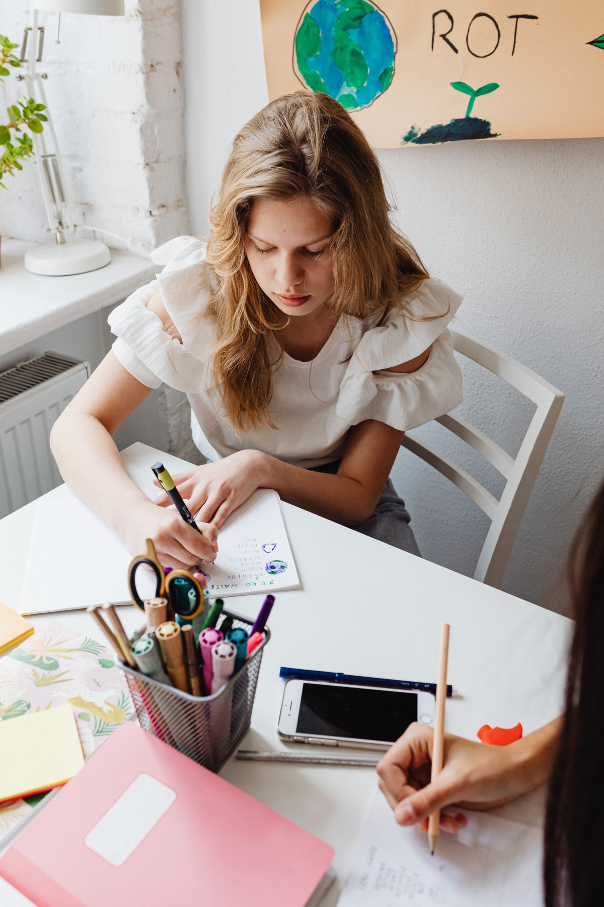 Child drawing, choosing art that grows with them