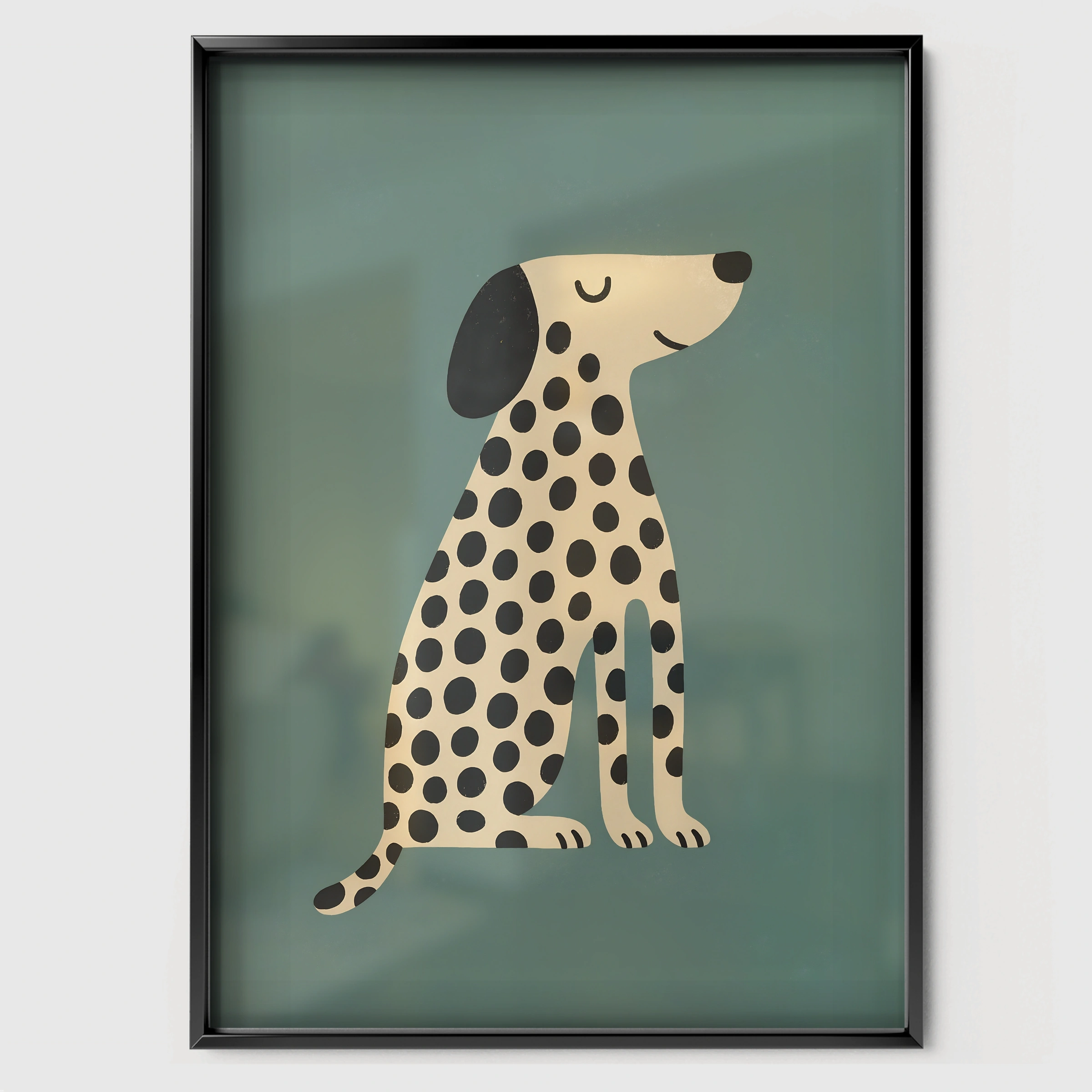 Cool Kids Club Arch Nursery Print - black framed nursery wall art print