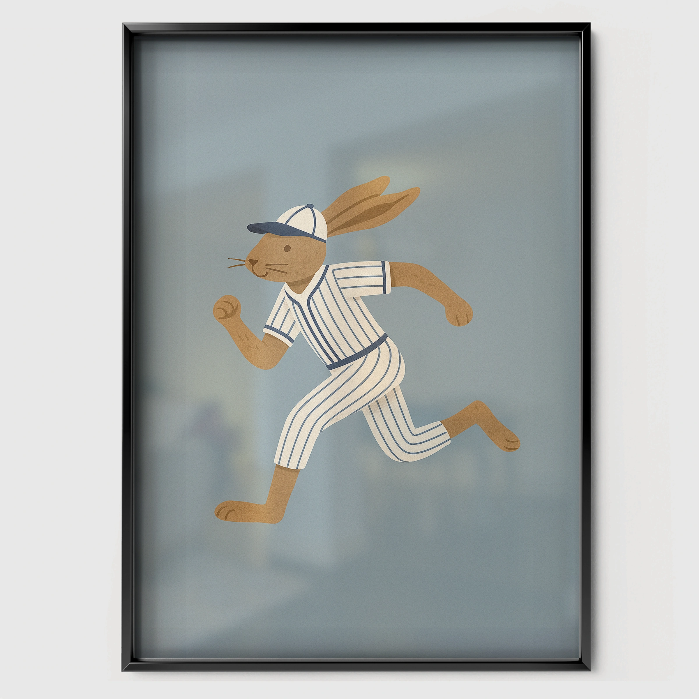 Let the Good Times Roll Two Nursery Print - black framed nursery wall art print