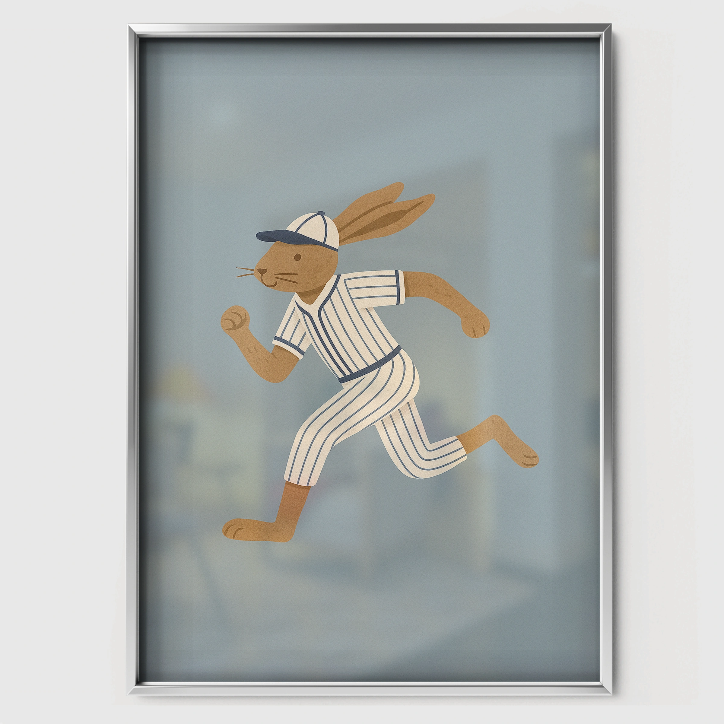 Let the Good Times Roll Two Nursery Print - white framed nursery wall art print