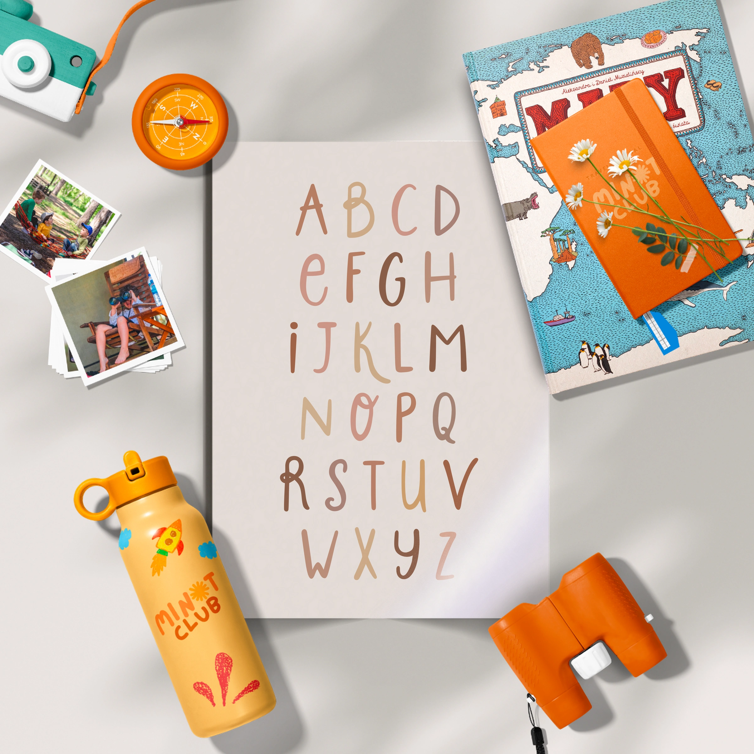 ABC Alphabet Chart Nursery Print