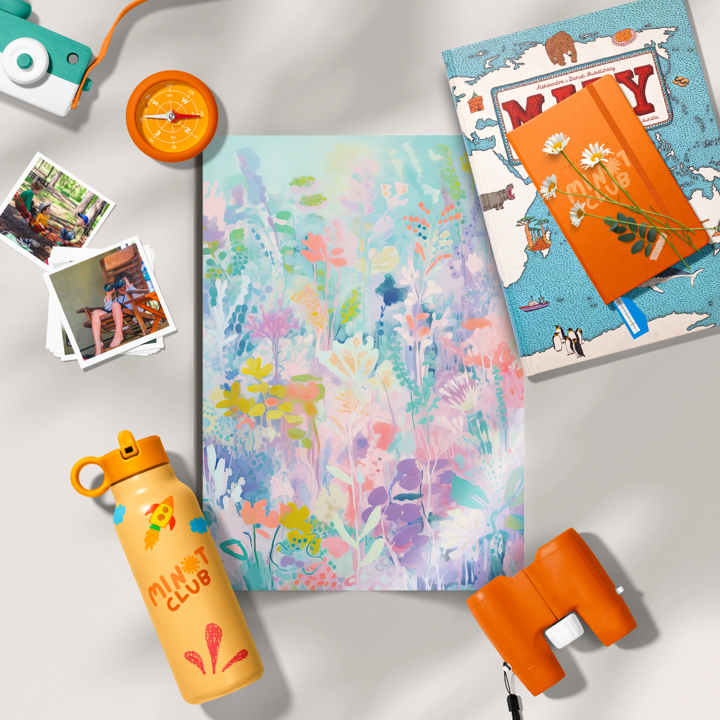 Abstract Meadow Nursery Print