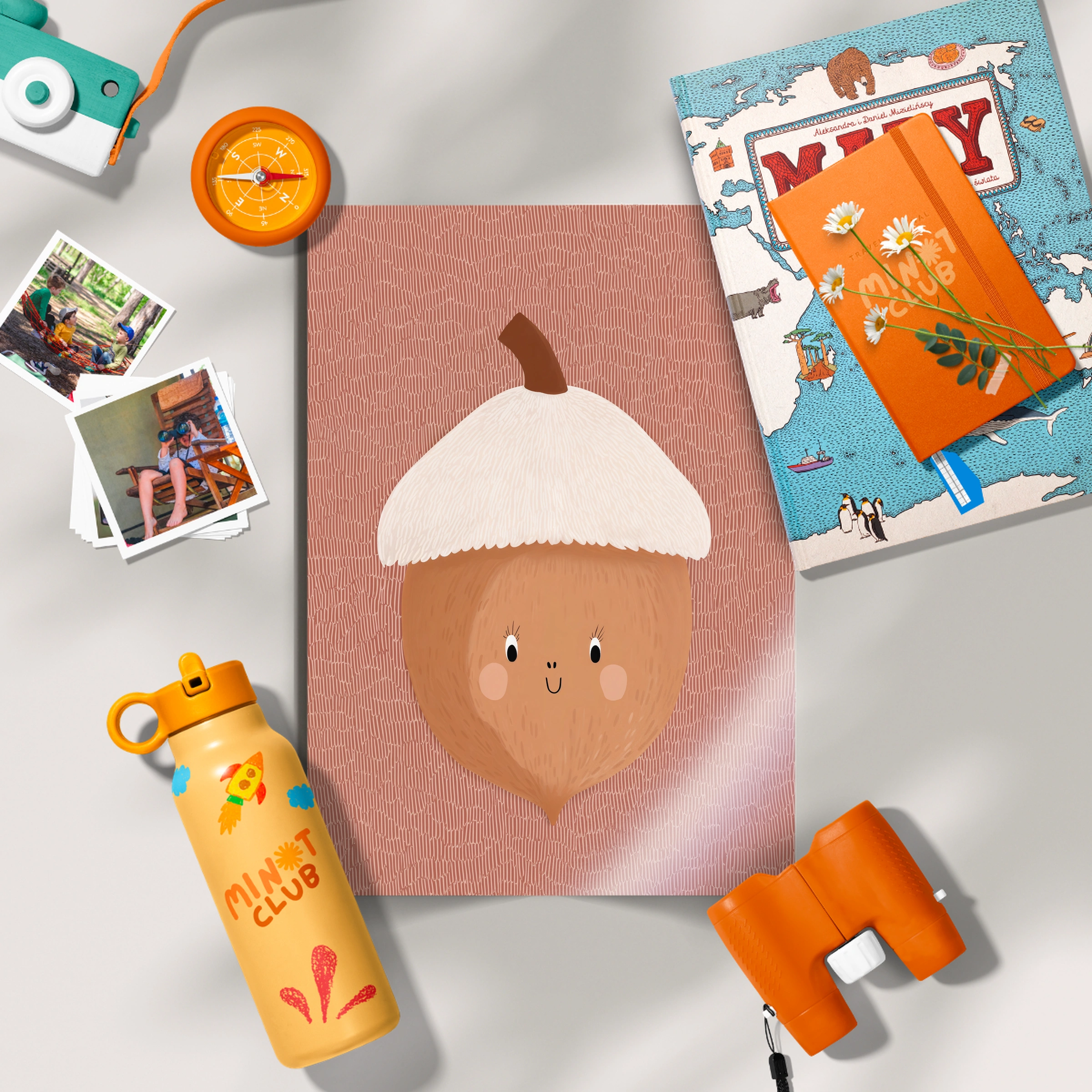 Acorn Friend Nursery Print