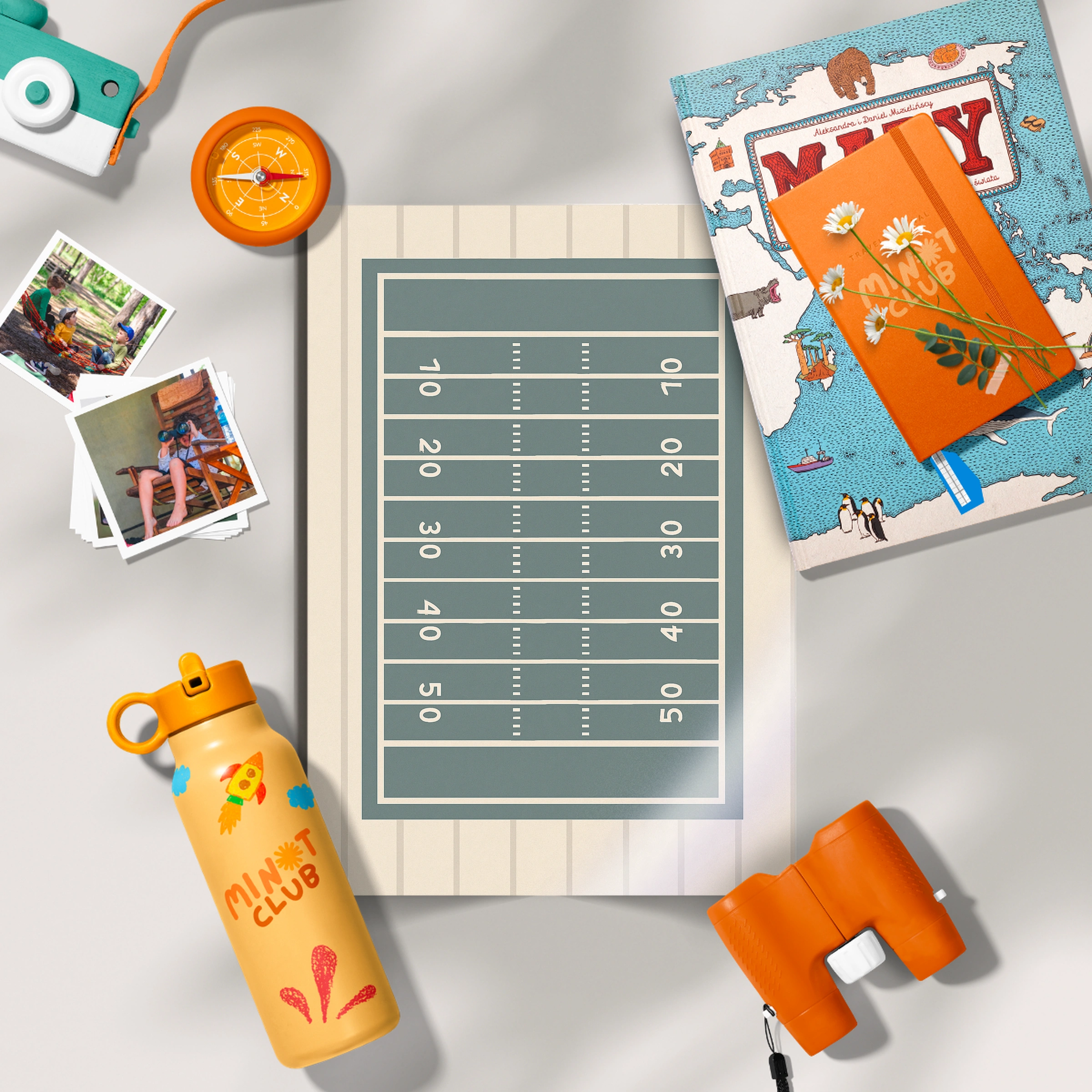 American Football Field Nursery Print