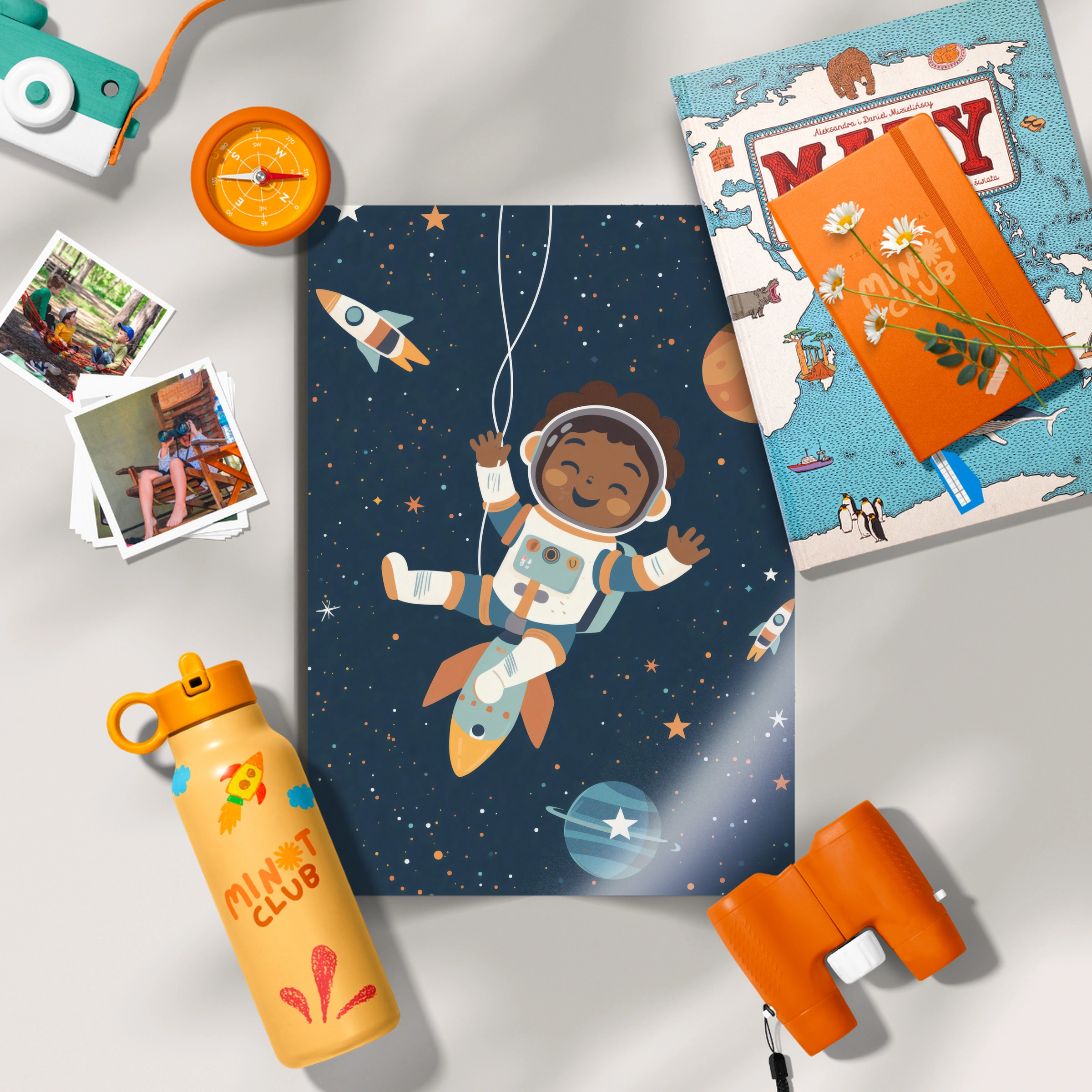 Astronaut Adventure Nursery Print