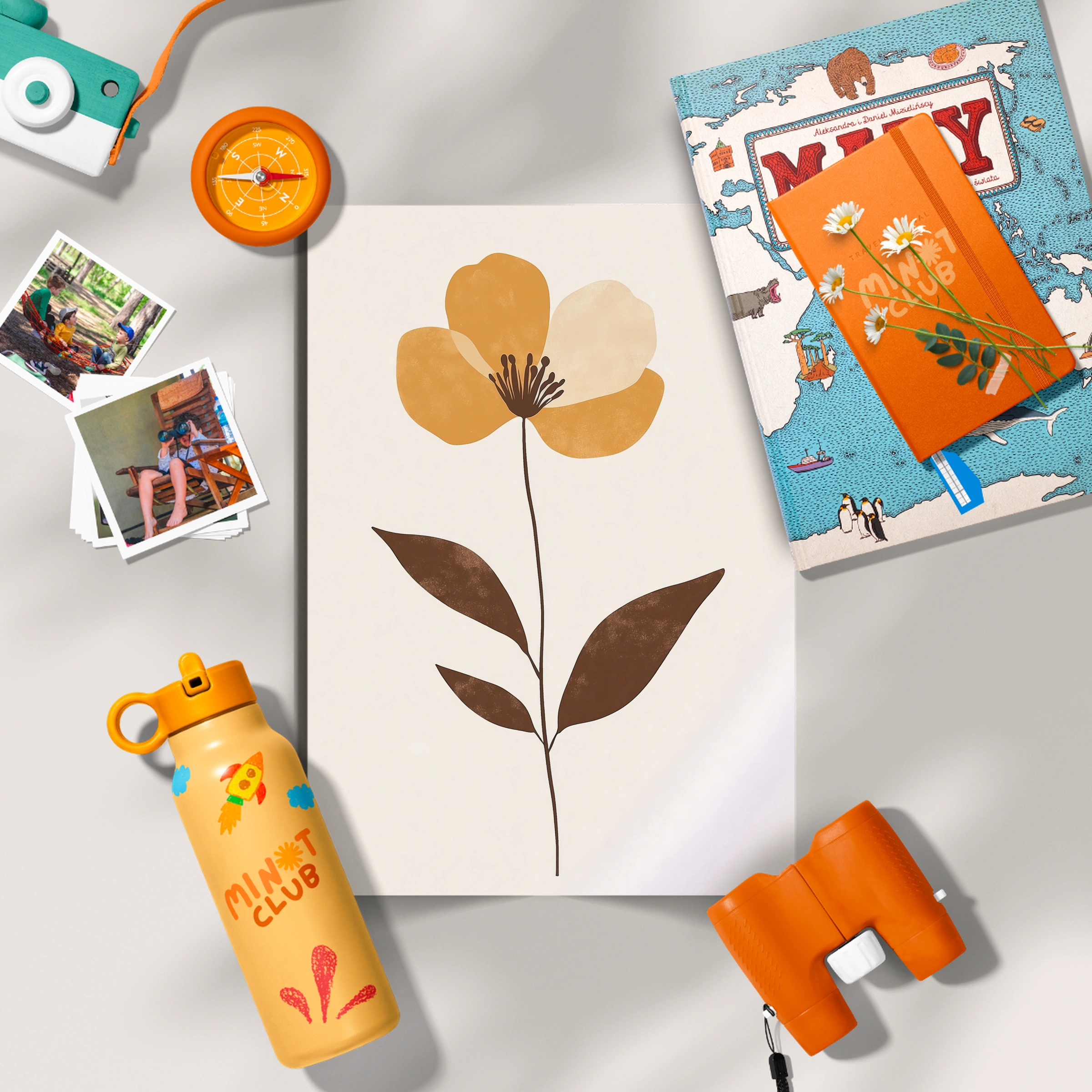 Autumn Flower Nursery Print