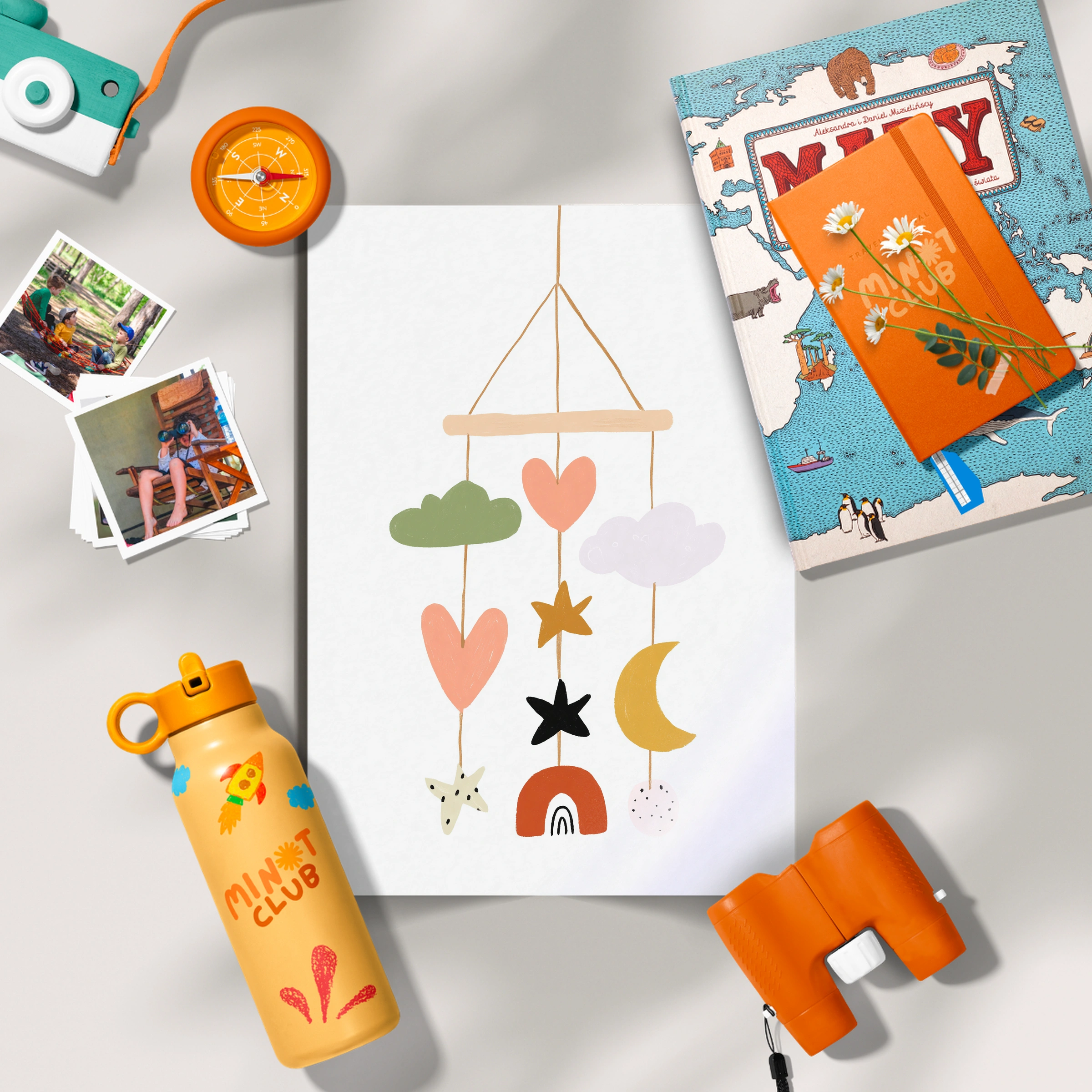 Baby Mobile Nursery Print