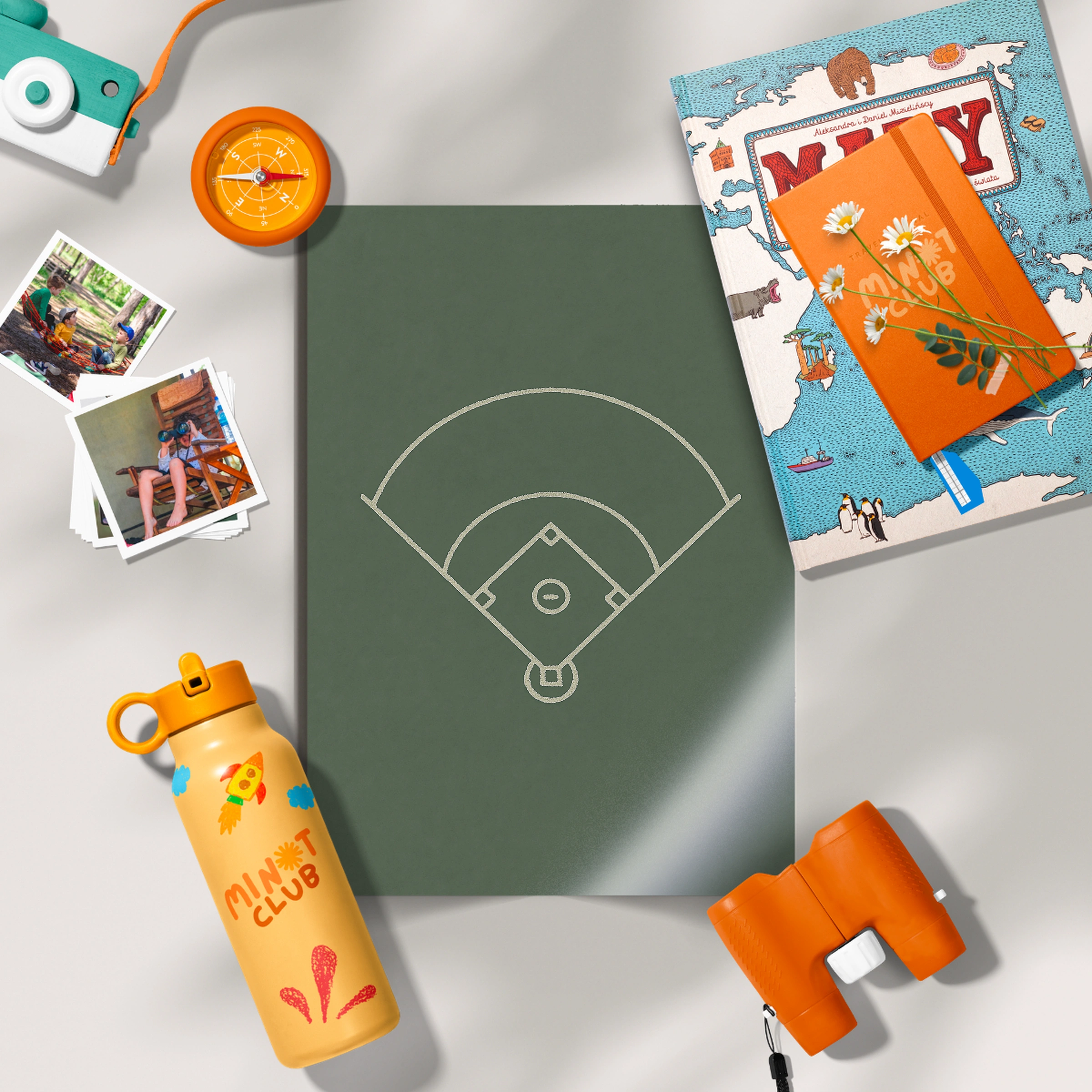 Baseball Diamond Nursery Print