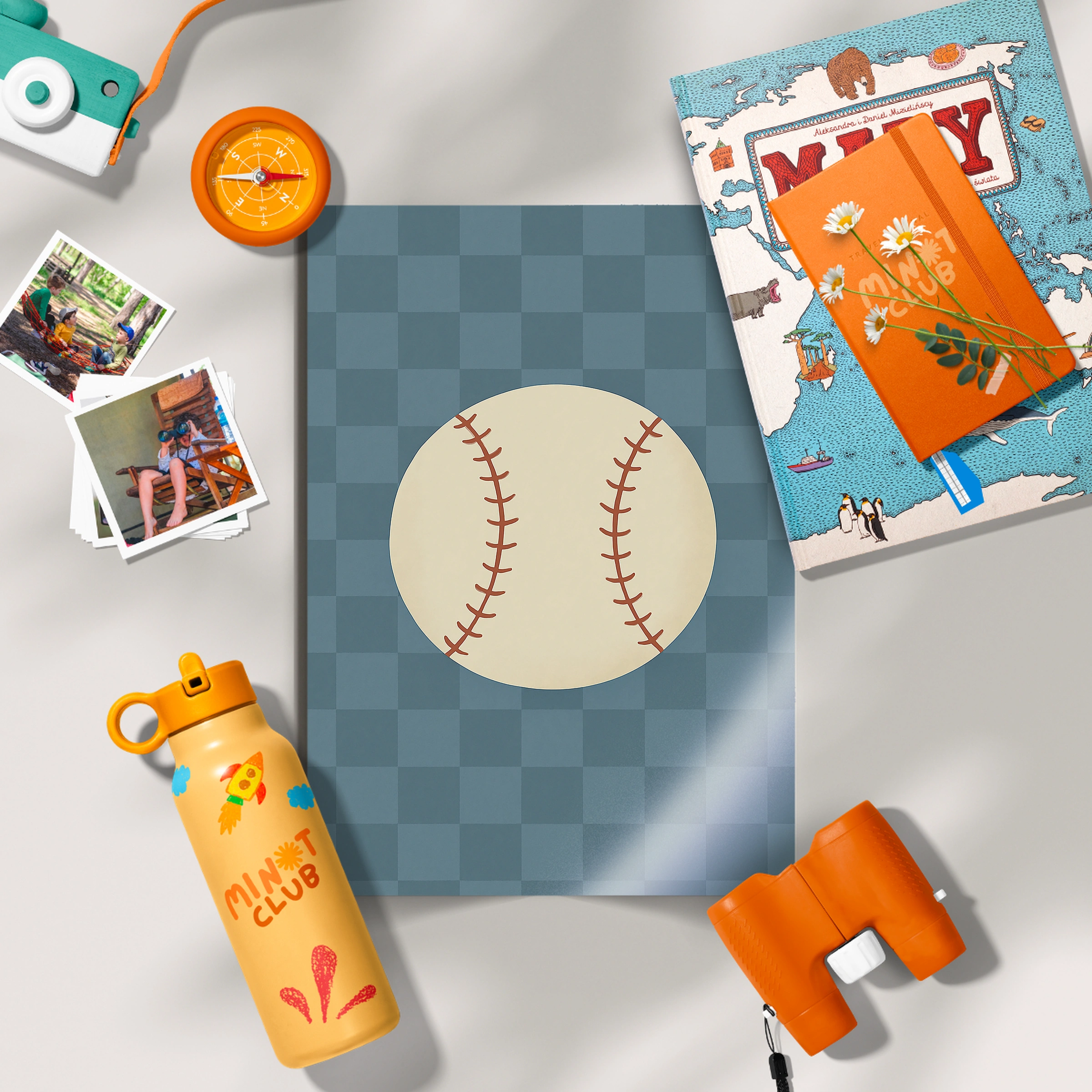Baseball Two Nursery Print