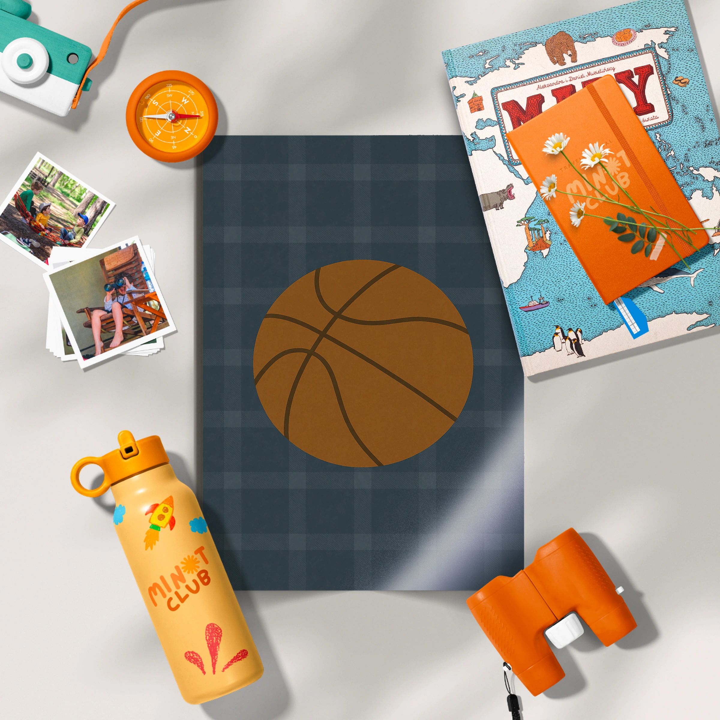 Basketball Three Nursery Print