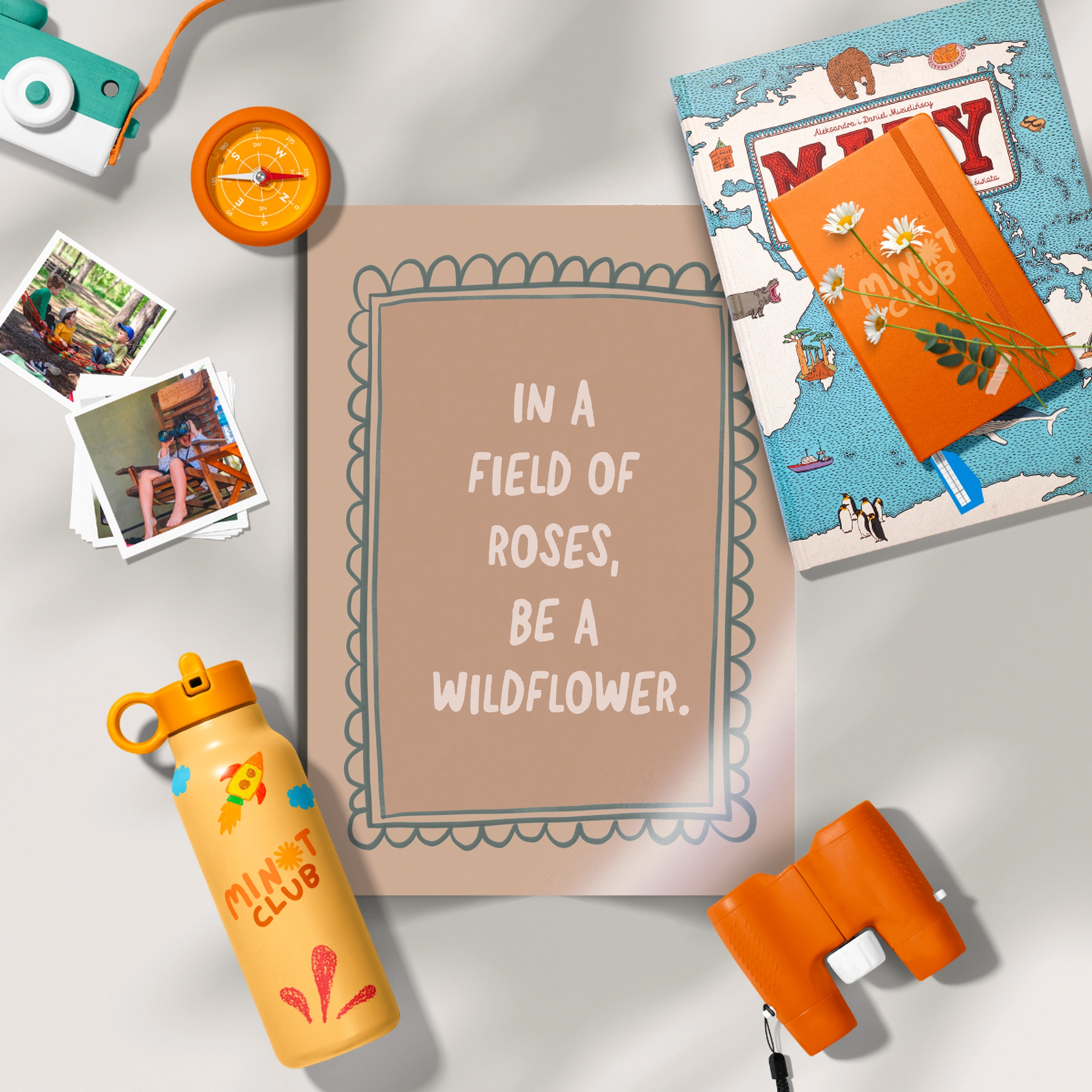 Be A Wildflower Nursery Print