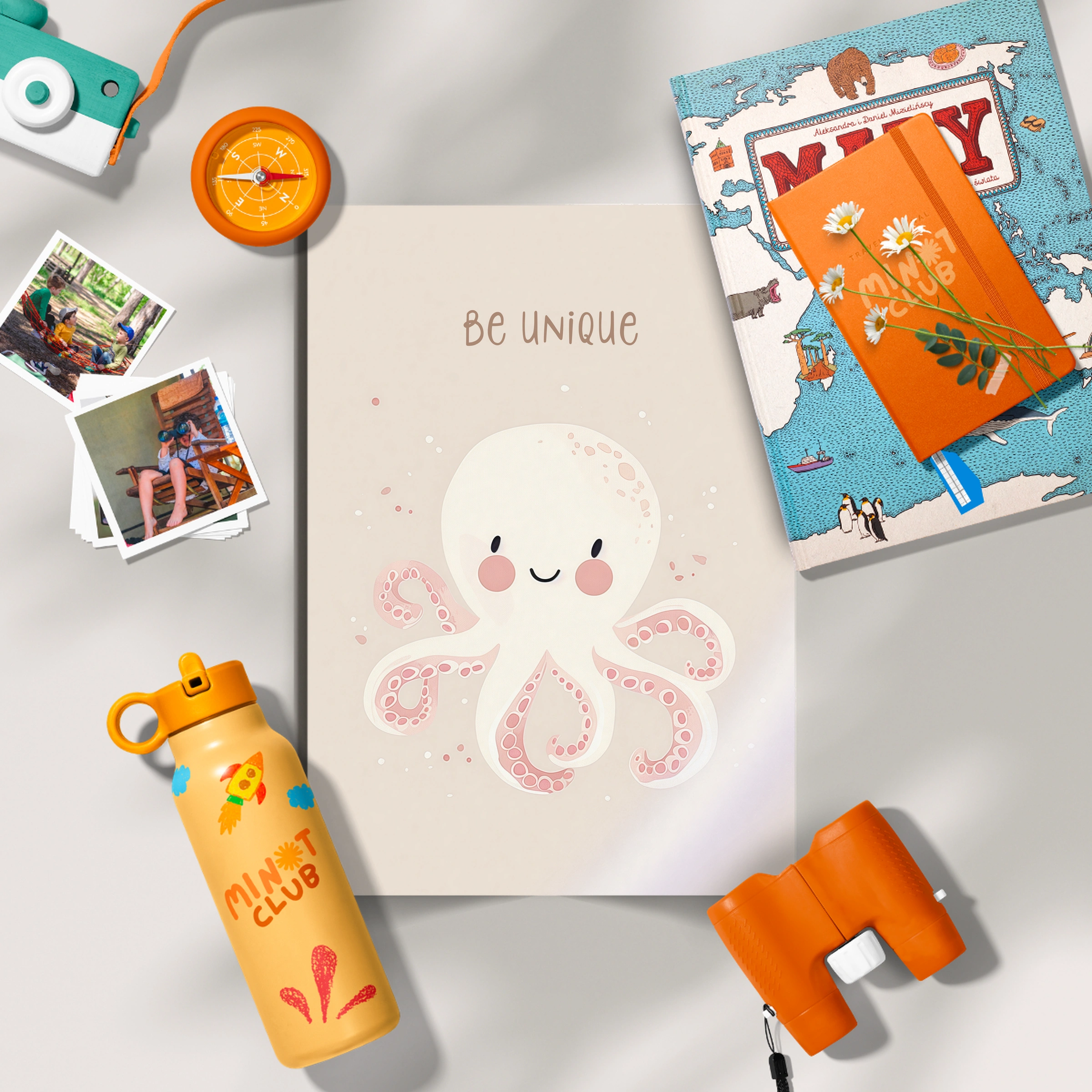 Be Unique Octopus Nursery Print