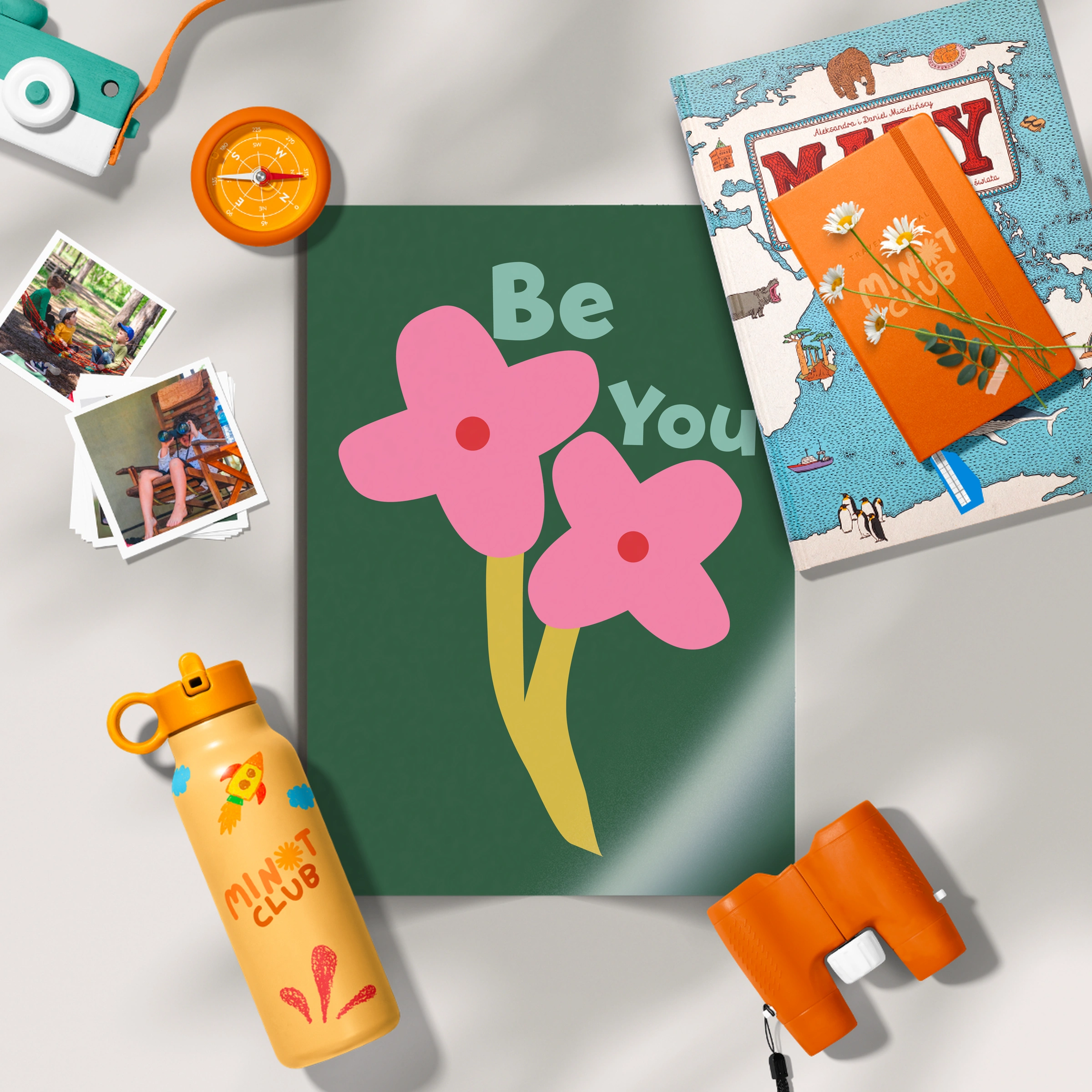 Be You Flower Nursery Print