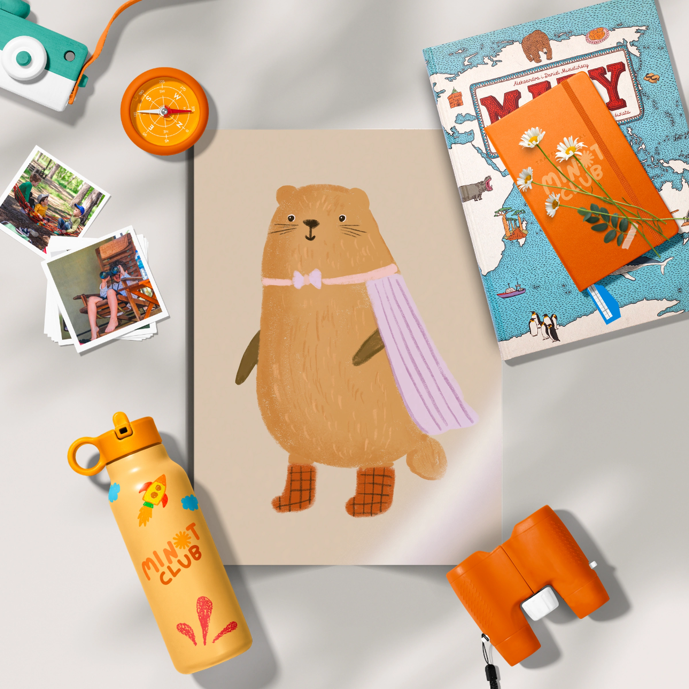 Big Brown Bear Nursery Print