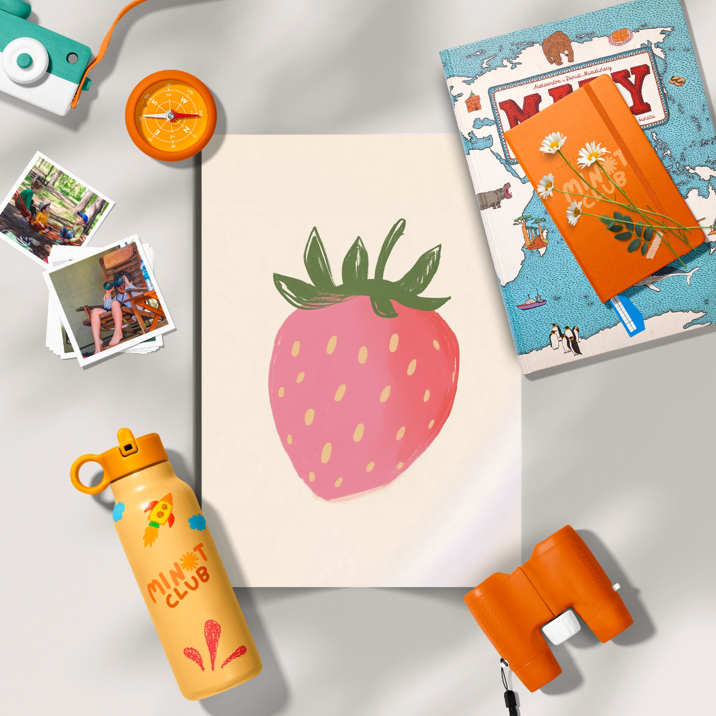 Big Strawberry Nursery Print