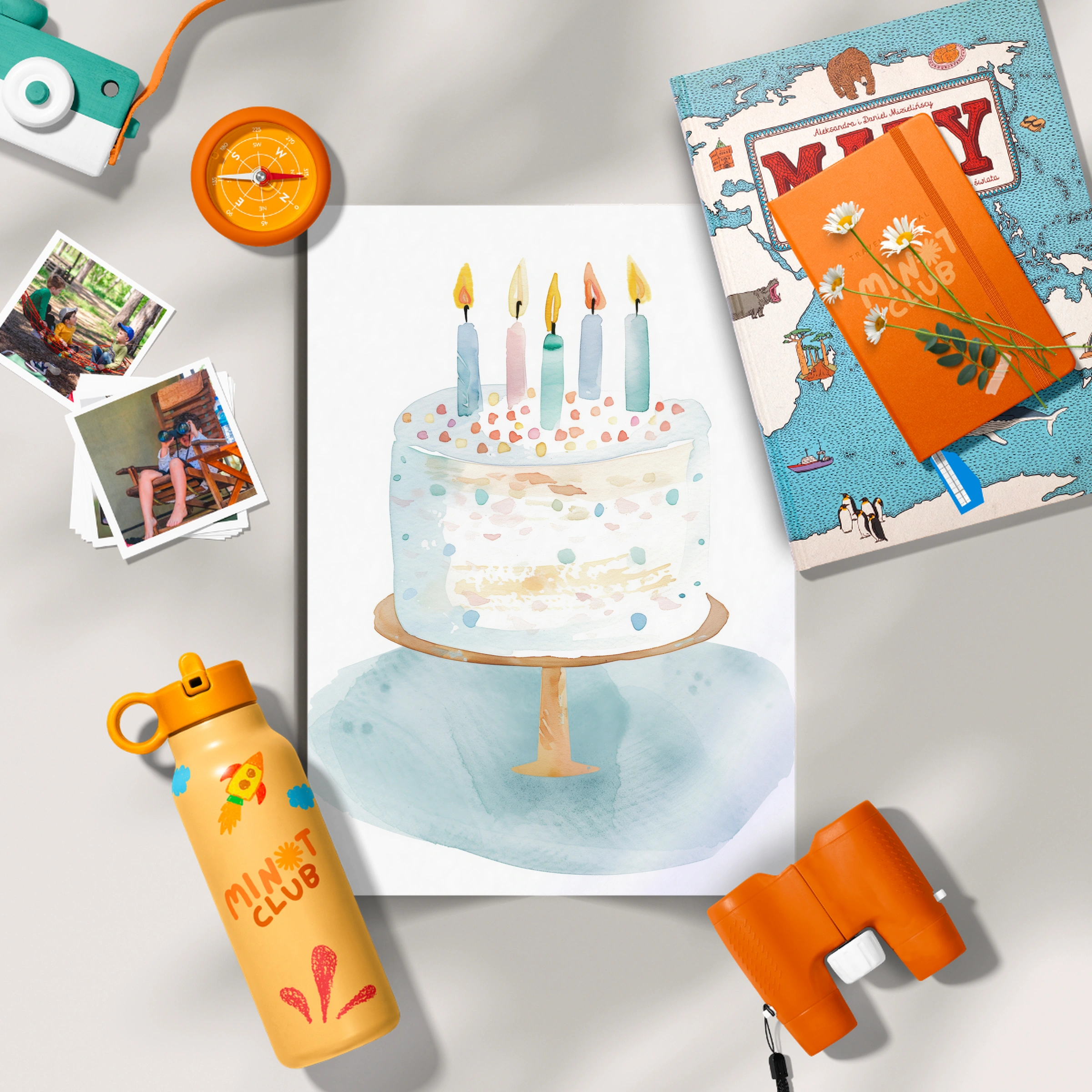 Birthday Cake Nursery Print