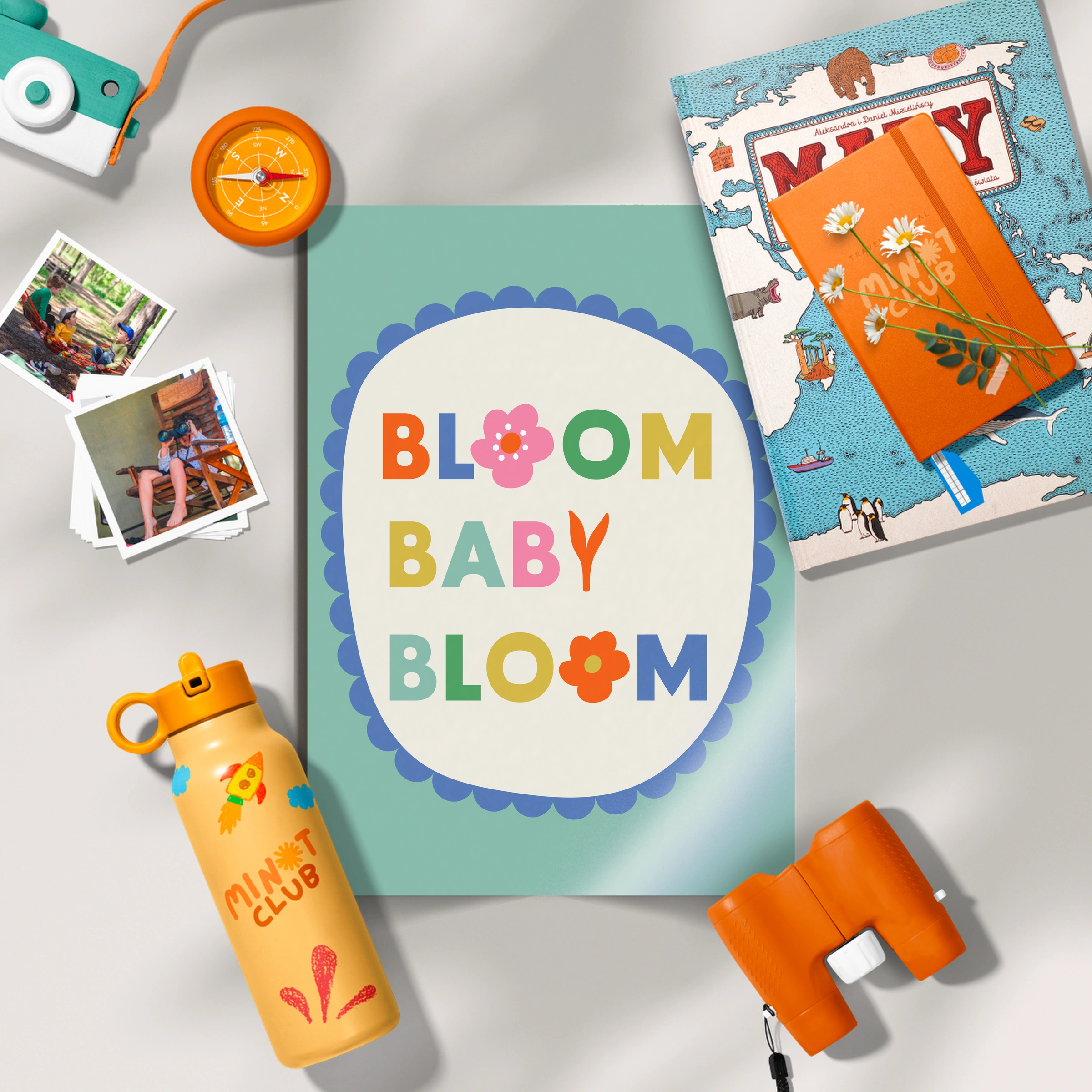 Bloom Baby Bloom Nursery Print