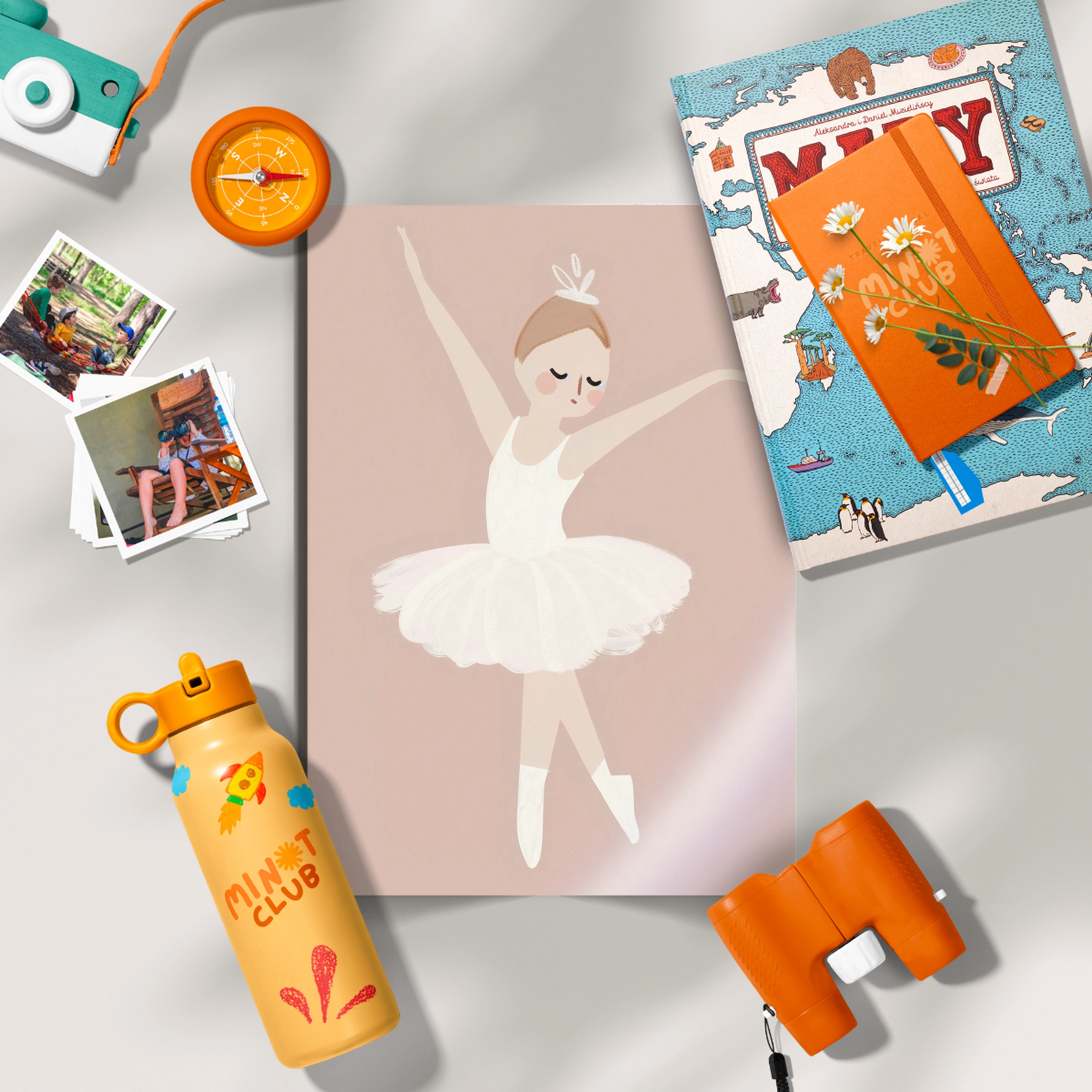 Blush Ballerina Nursery Print