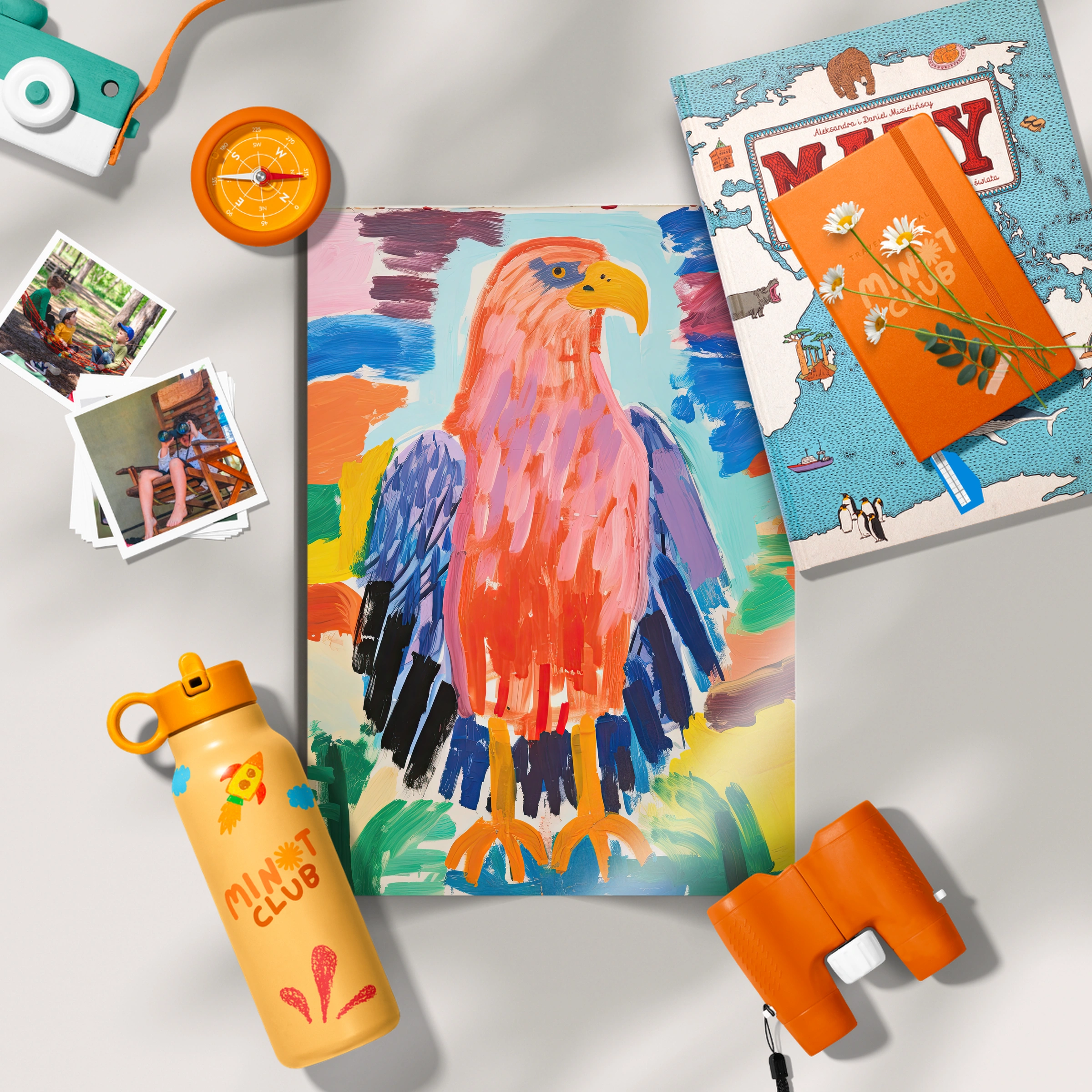 Bold Eagle Nursery Print
