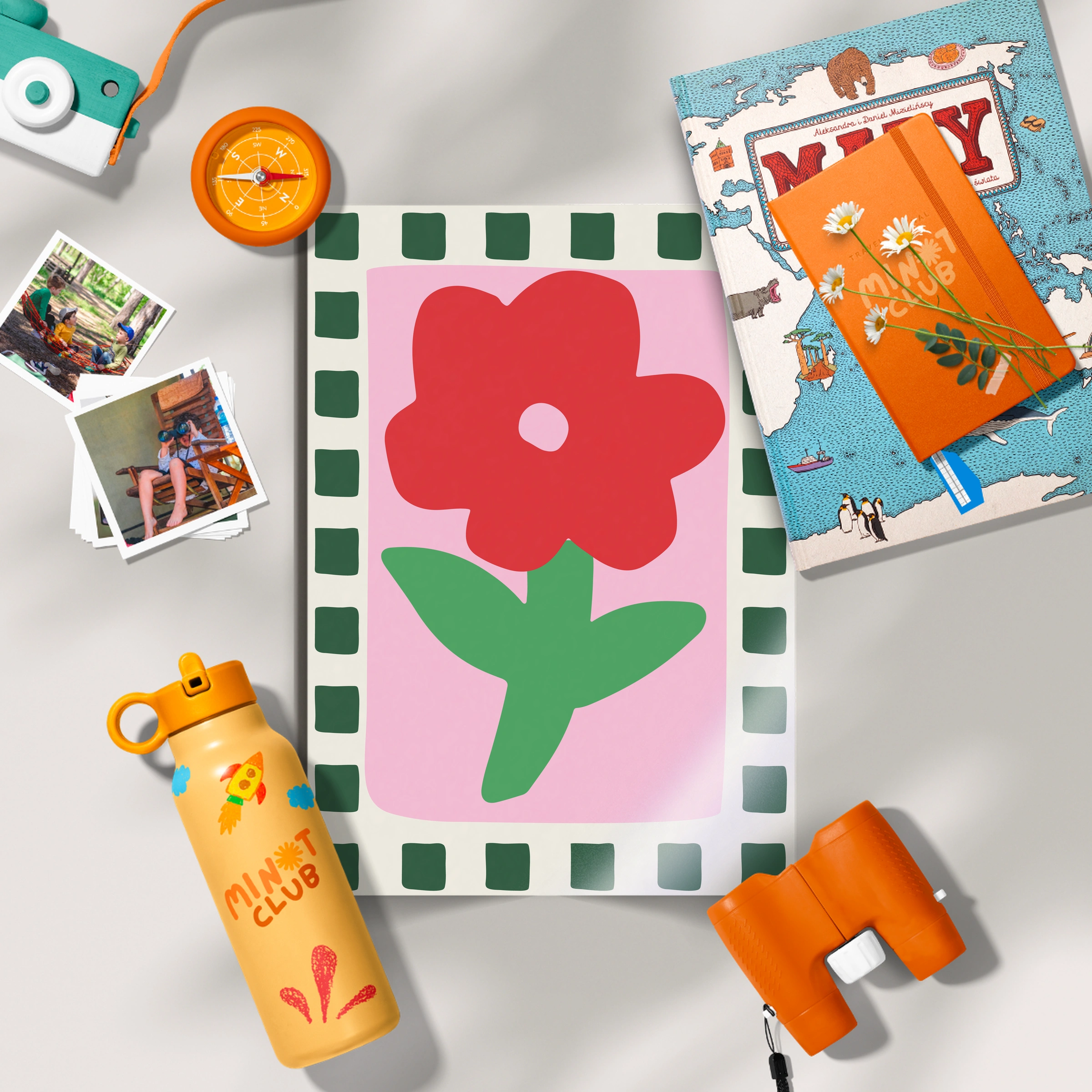 Bold Flower Nursery Print