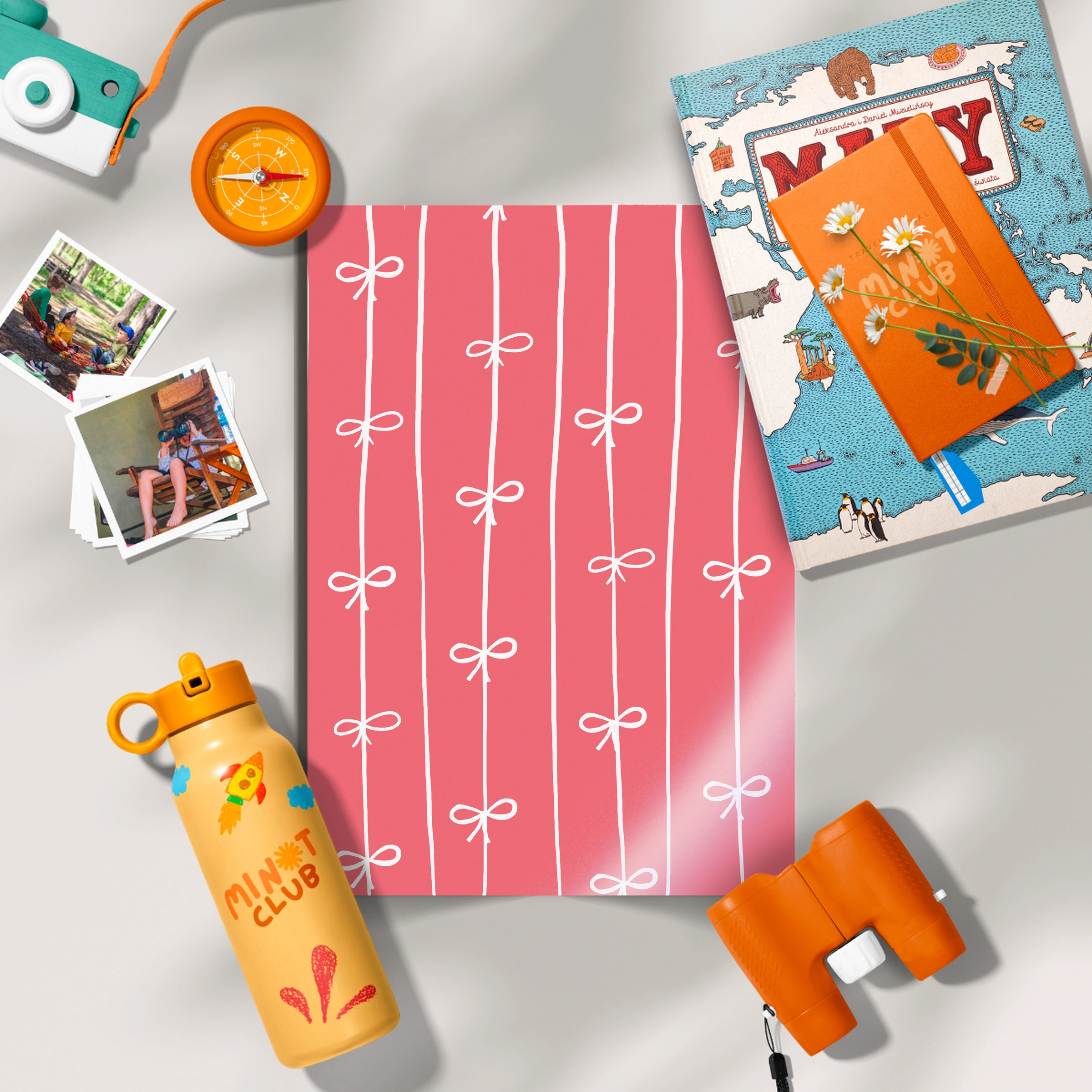 Bows Pattern Nursery Print