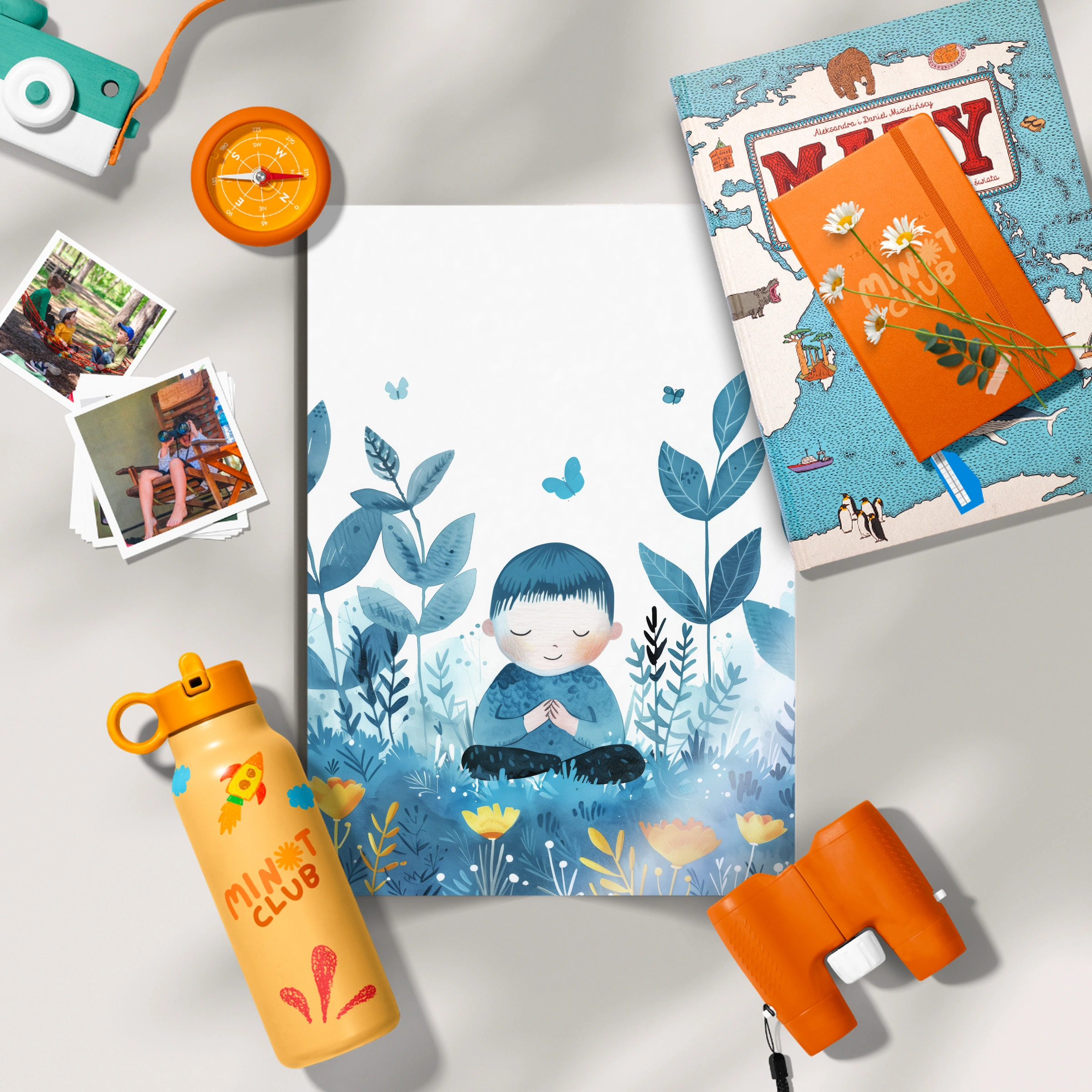 Boy in the Garden Nursery Print