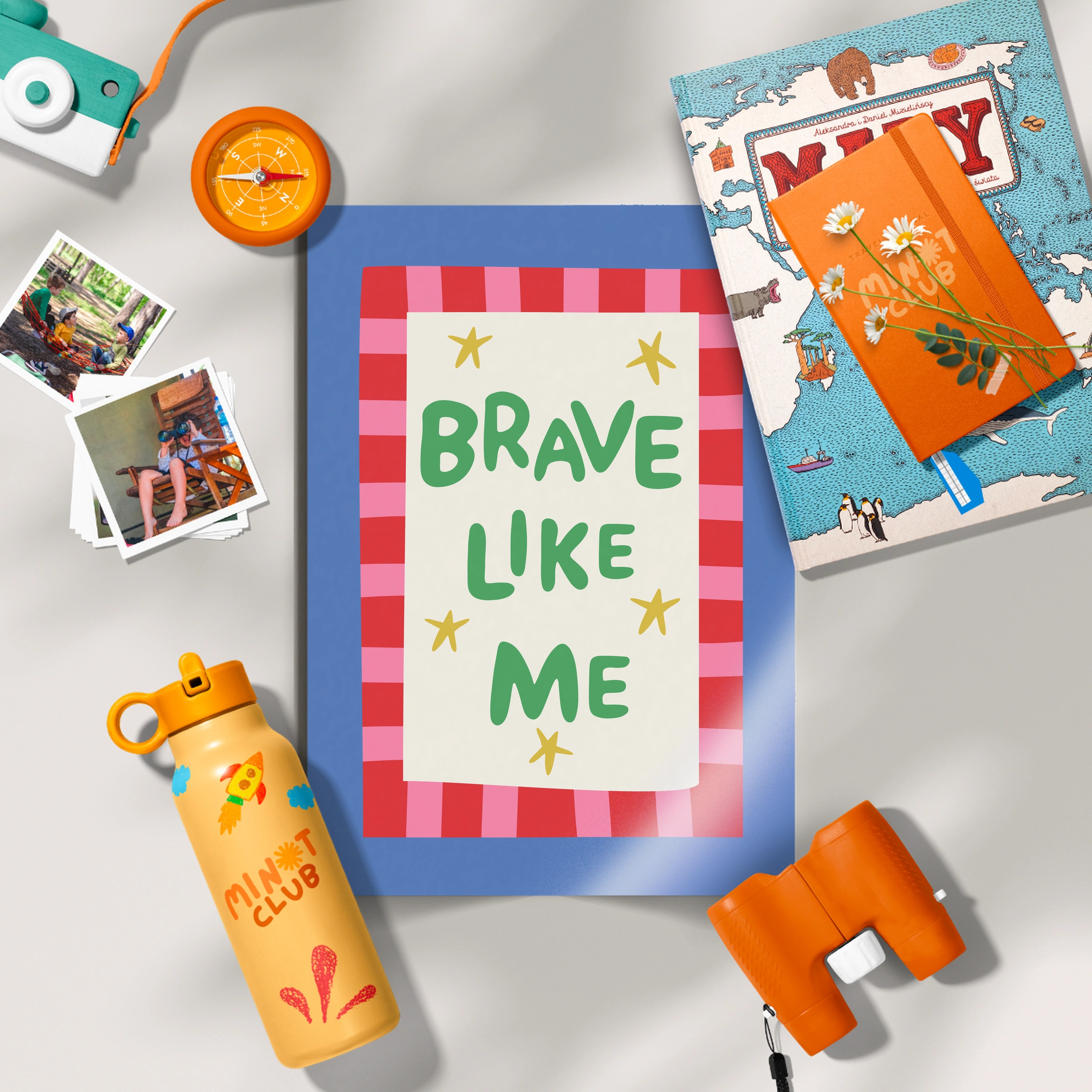 Brave Like Me Nursery Print