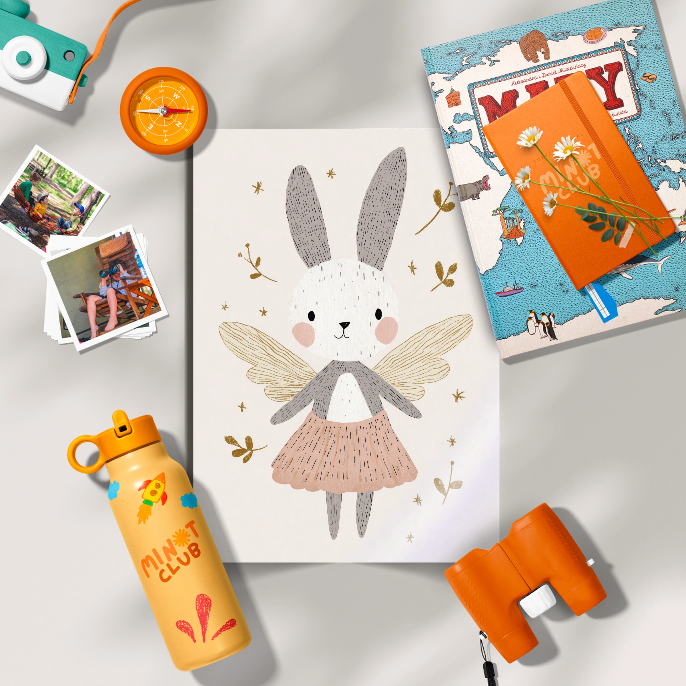 Bunny Fairy Nursery Print