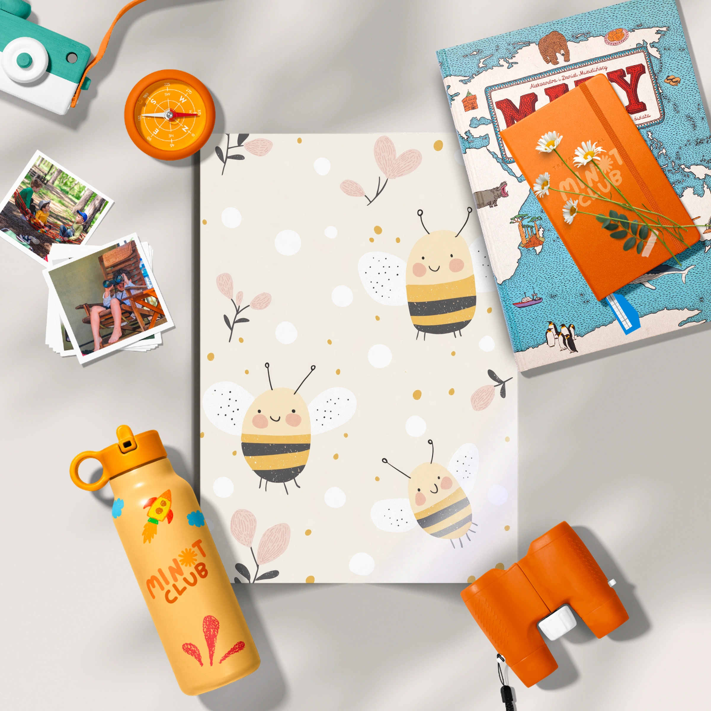 Busy Bees Nursery Print