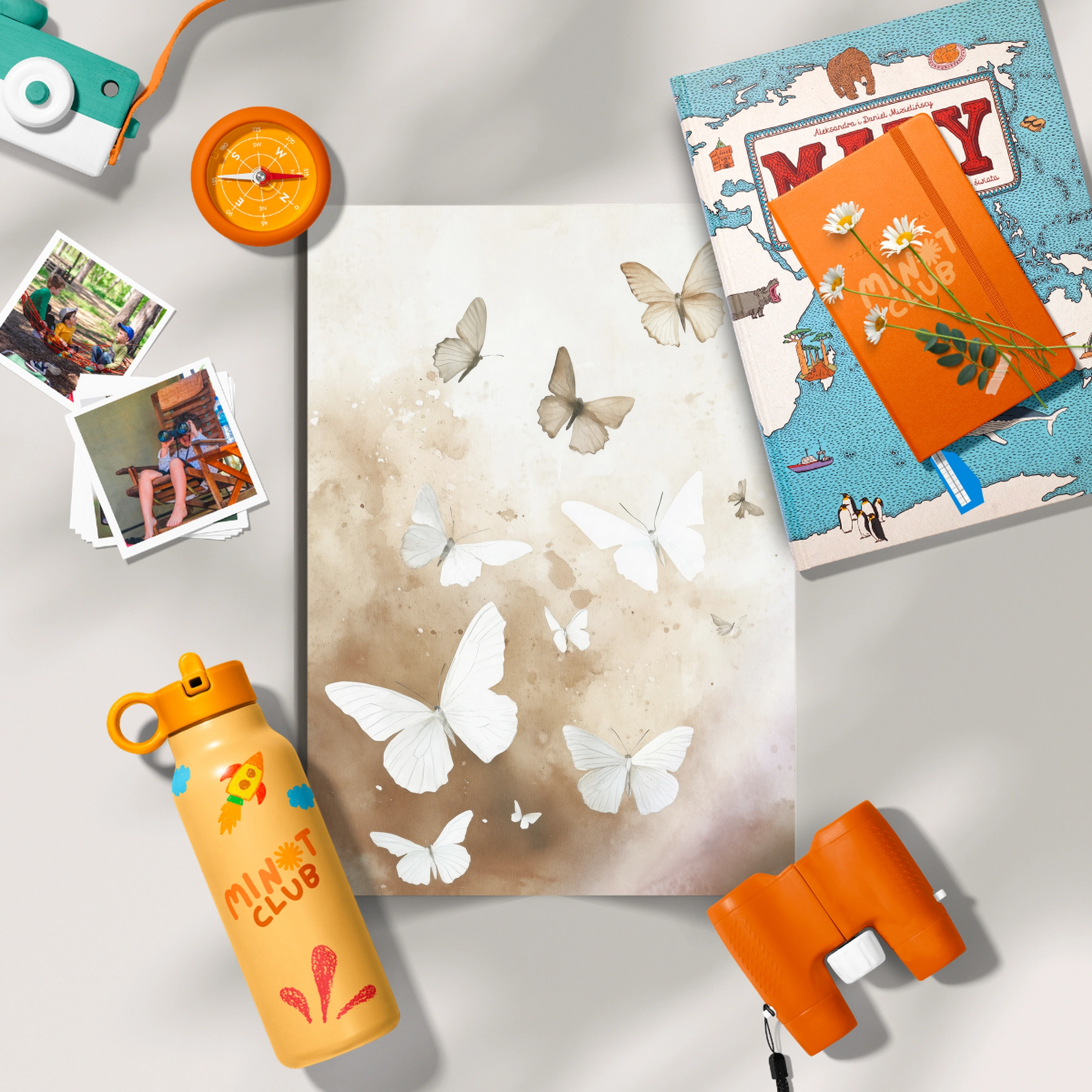 Butterfly Cloud Nursery Print