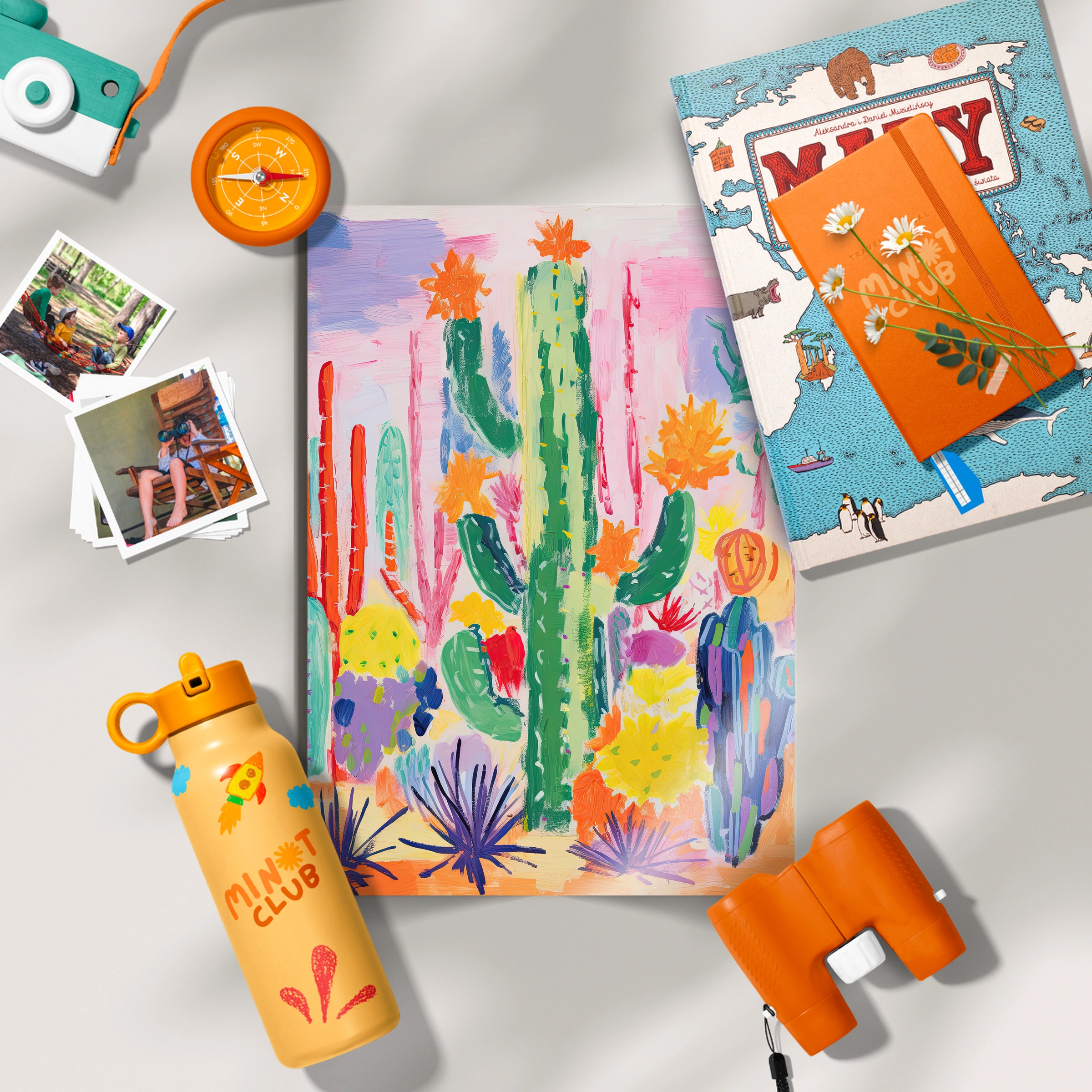 Cactus Garden Nursery Print