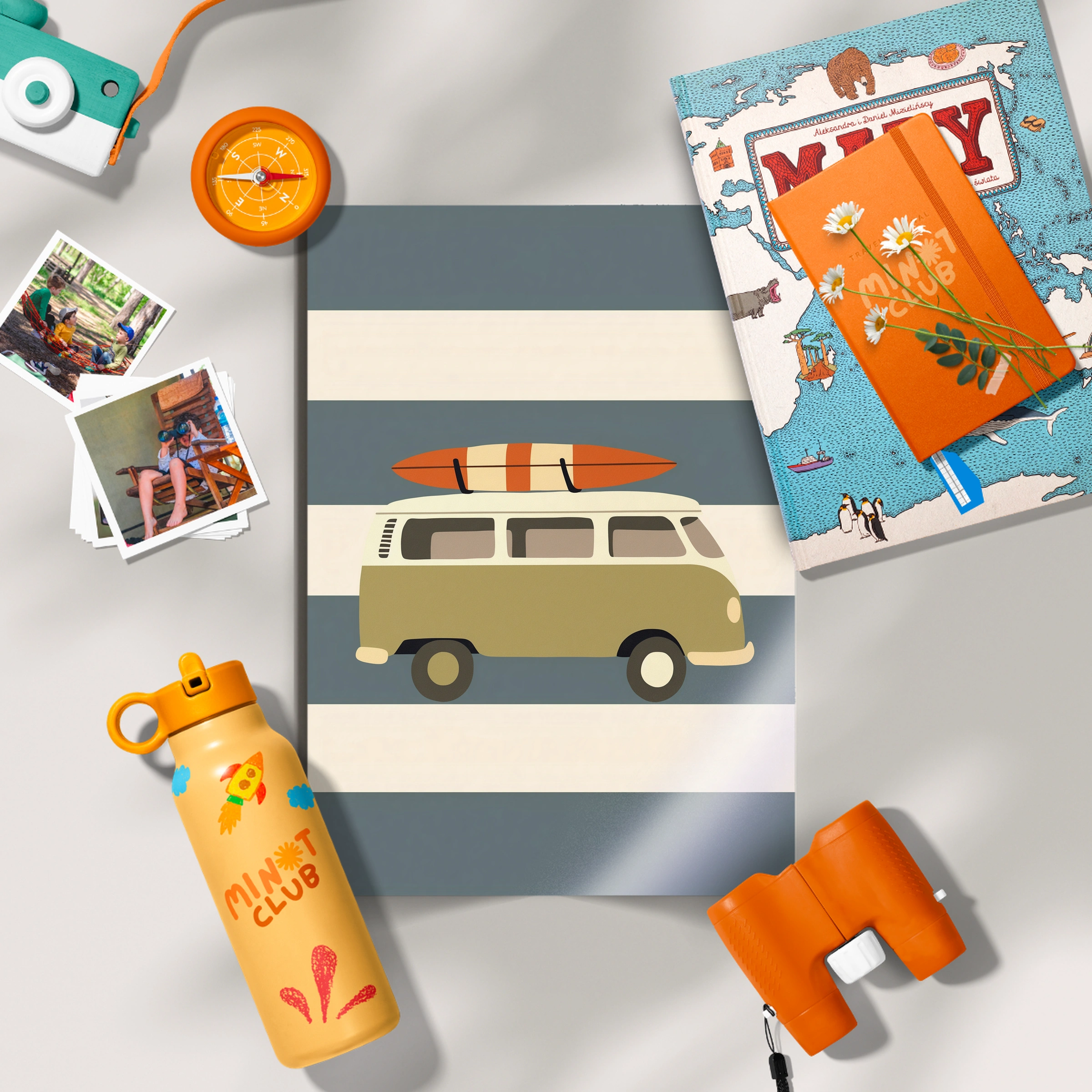 Camper Van Nursery Print