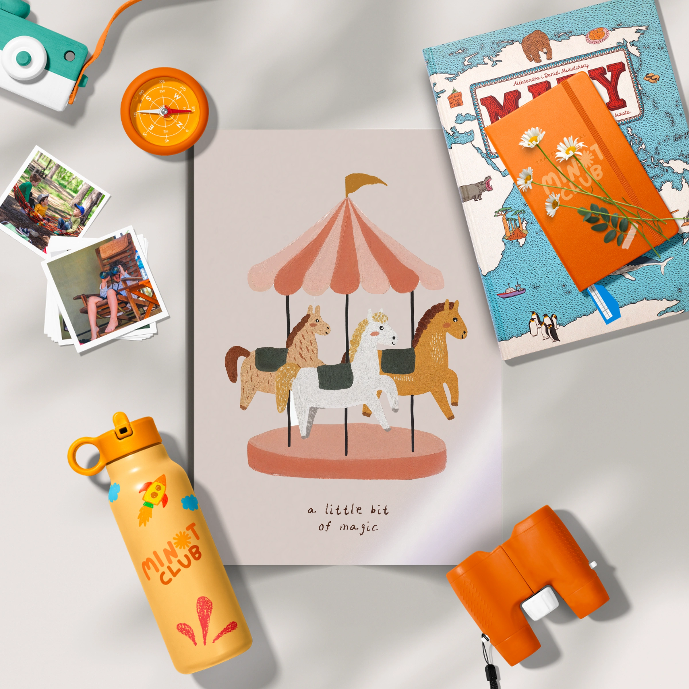 Carousel Dream Nursery Print