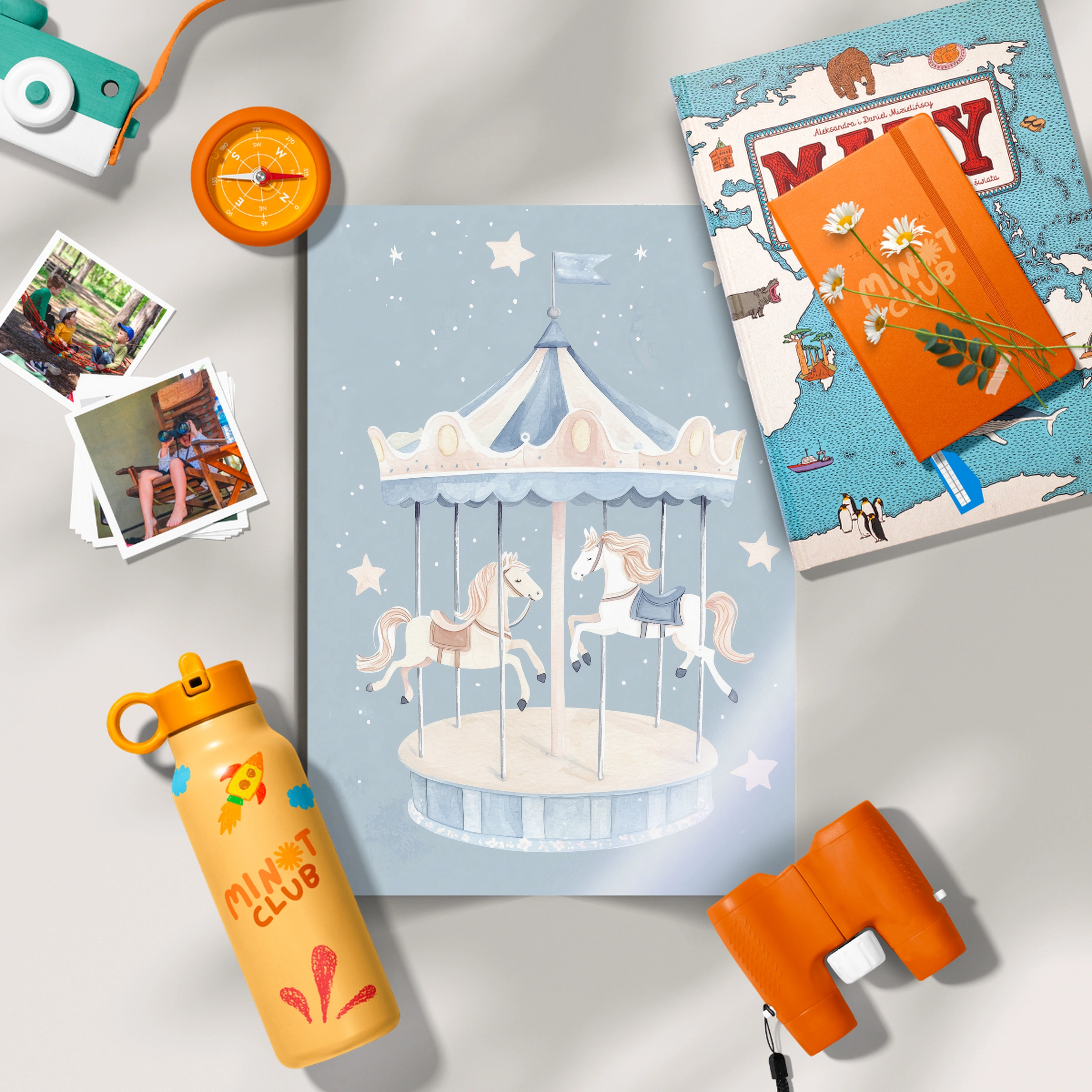 Carousel Nursery Print