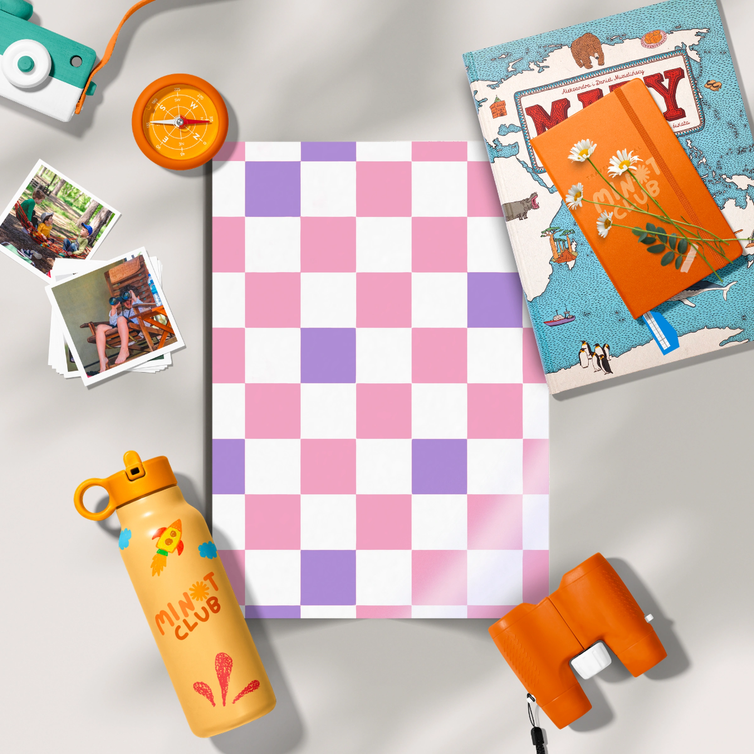 Checkerboard Nursery Print