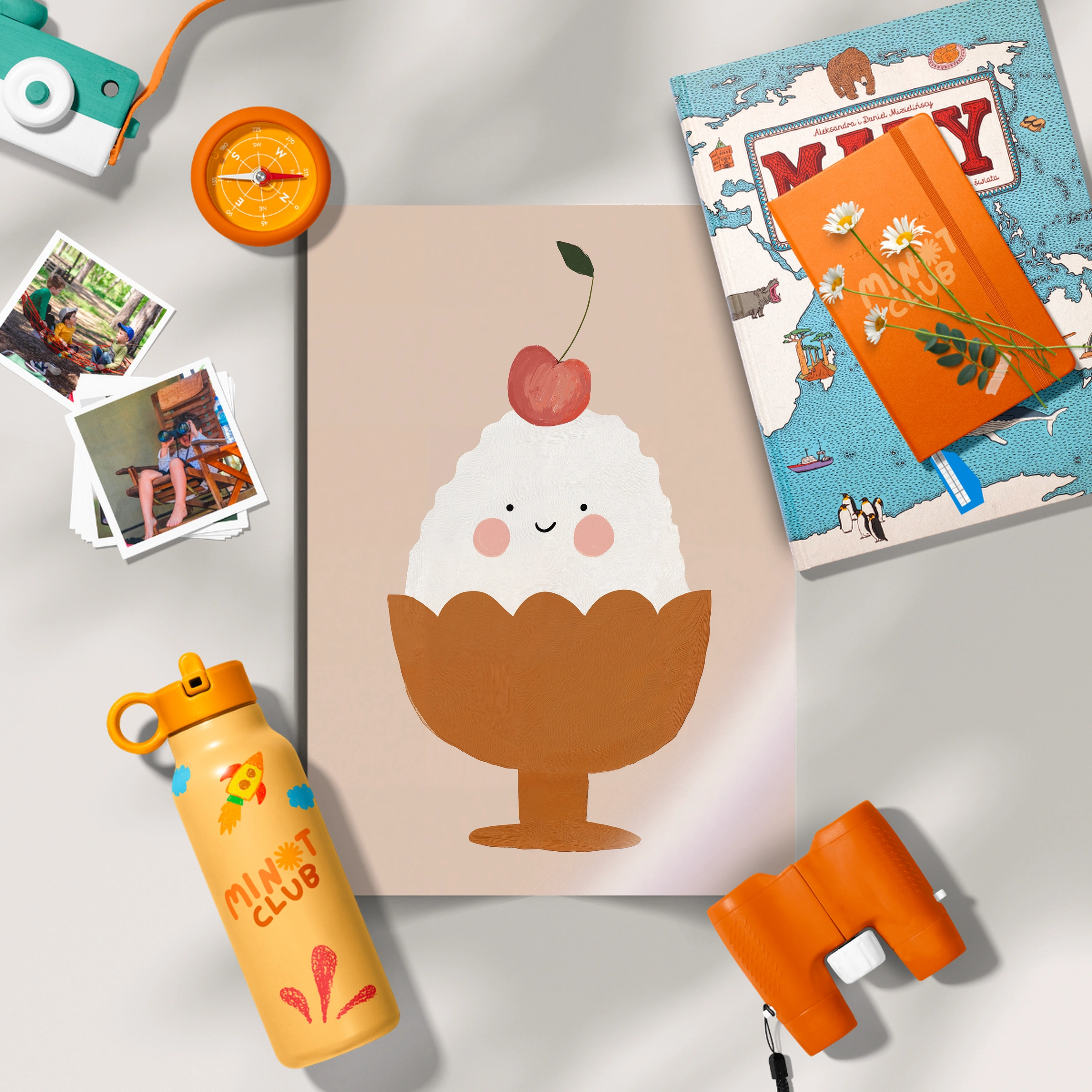 Cherry Sundae Nursery Print