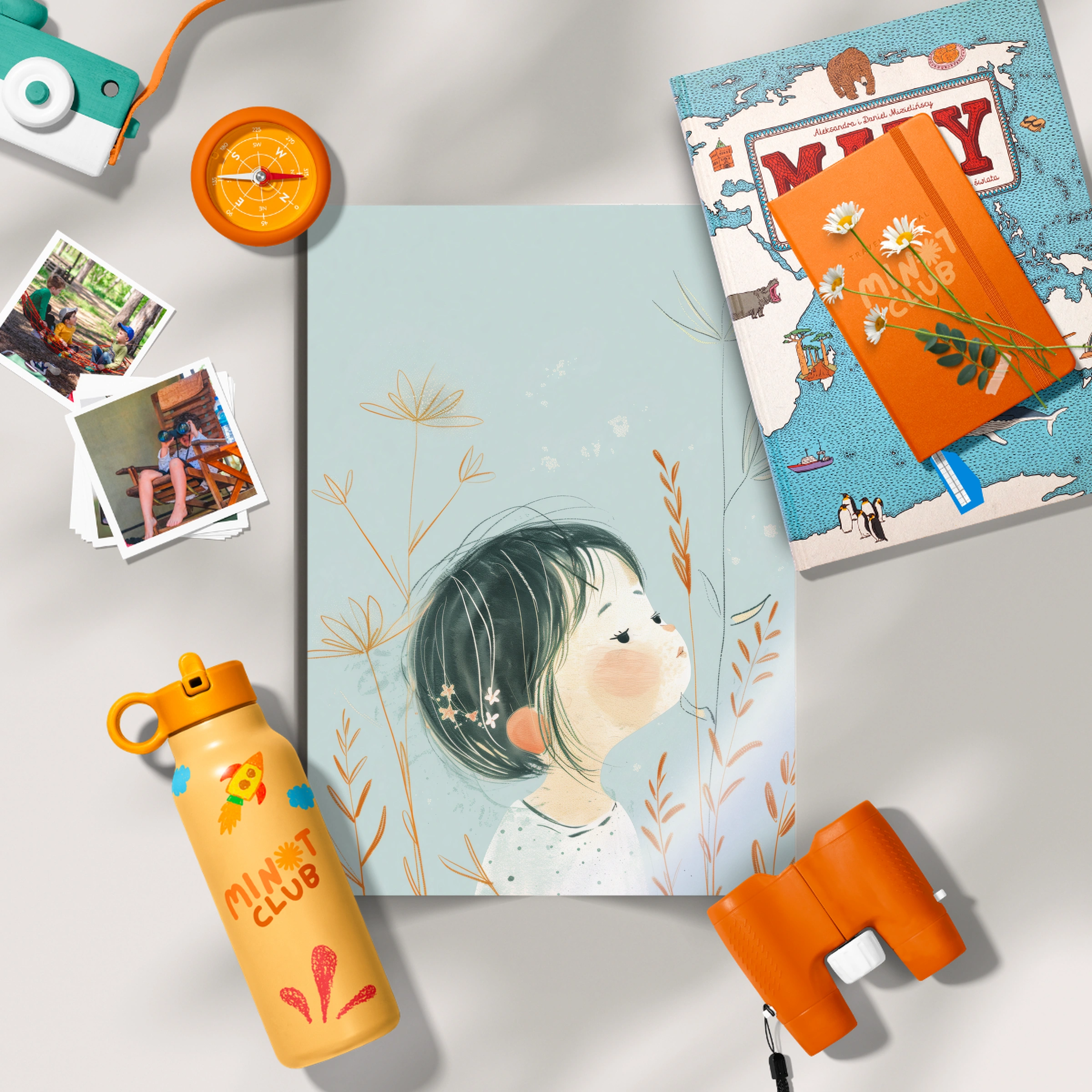 Child and a Flower Nursery Print