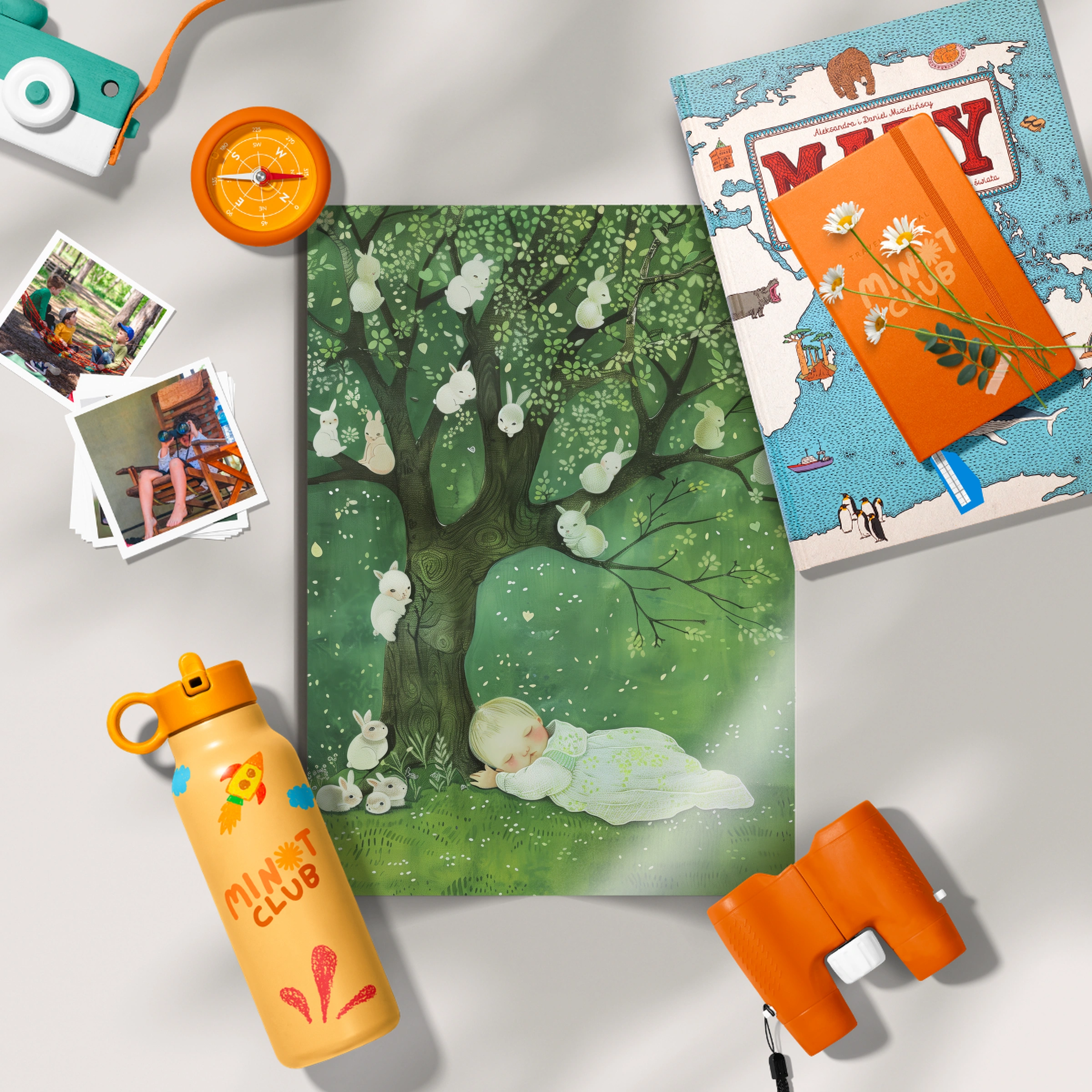 Child Under a Tree Nursery Print