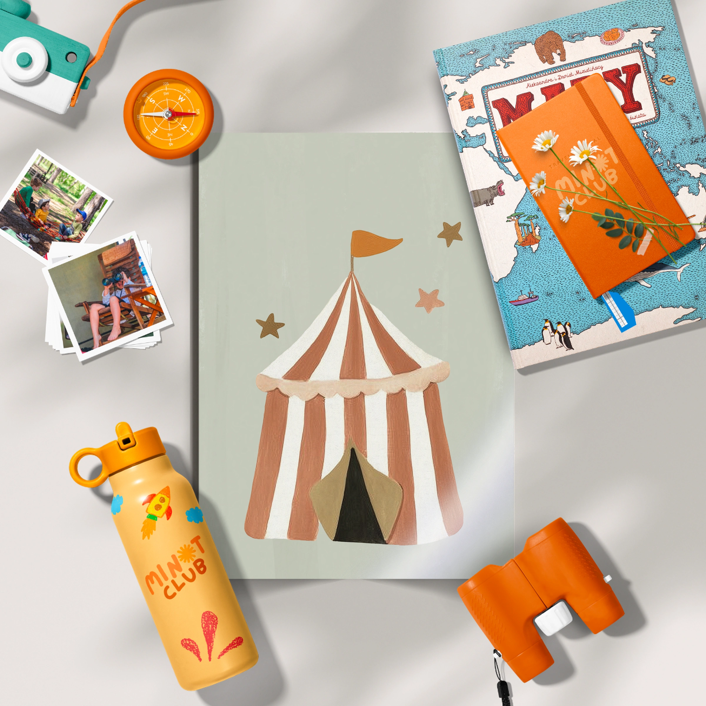 Circus Tent Nursery Print