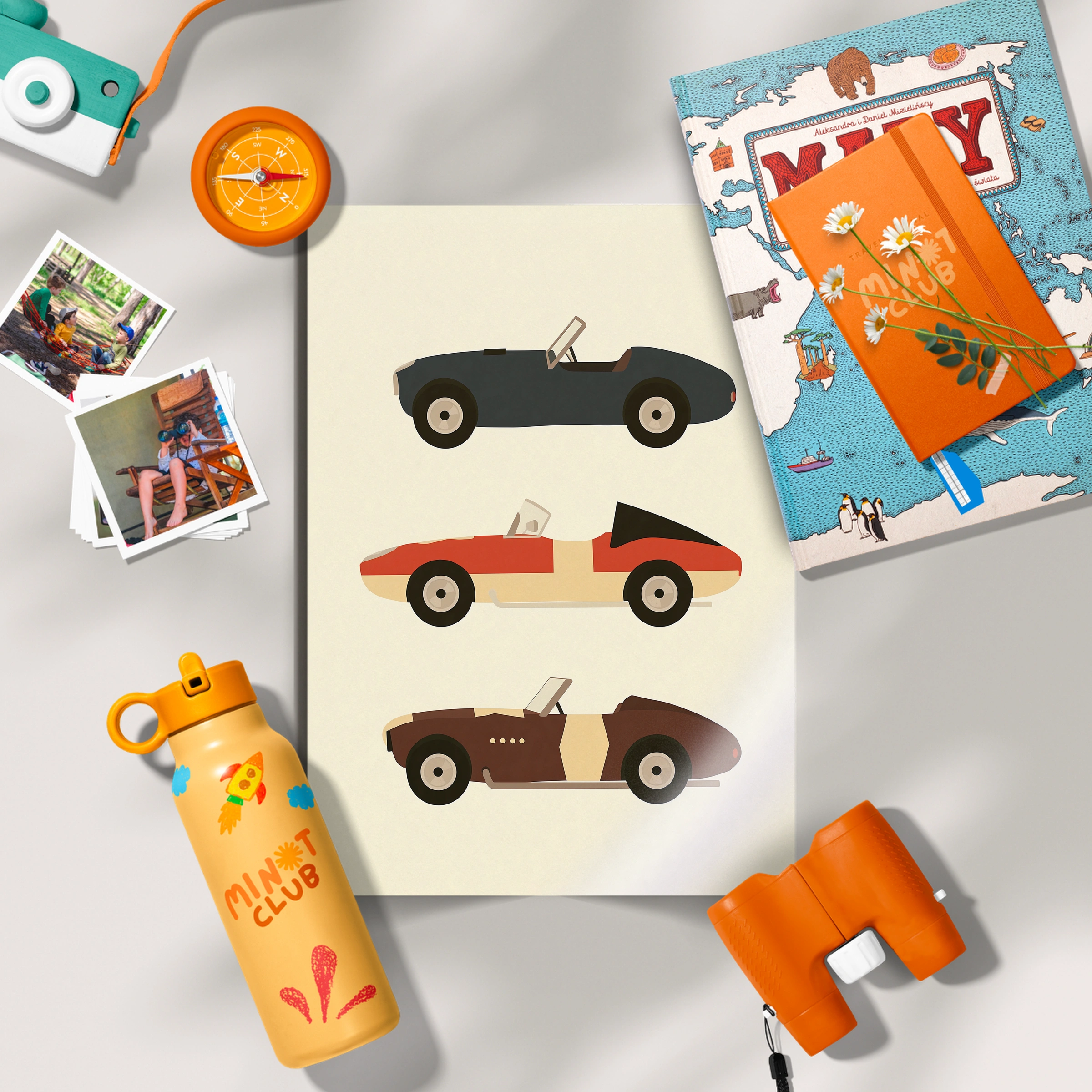 Classic Convertibles Nursery Print