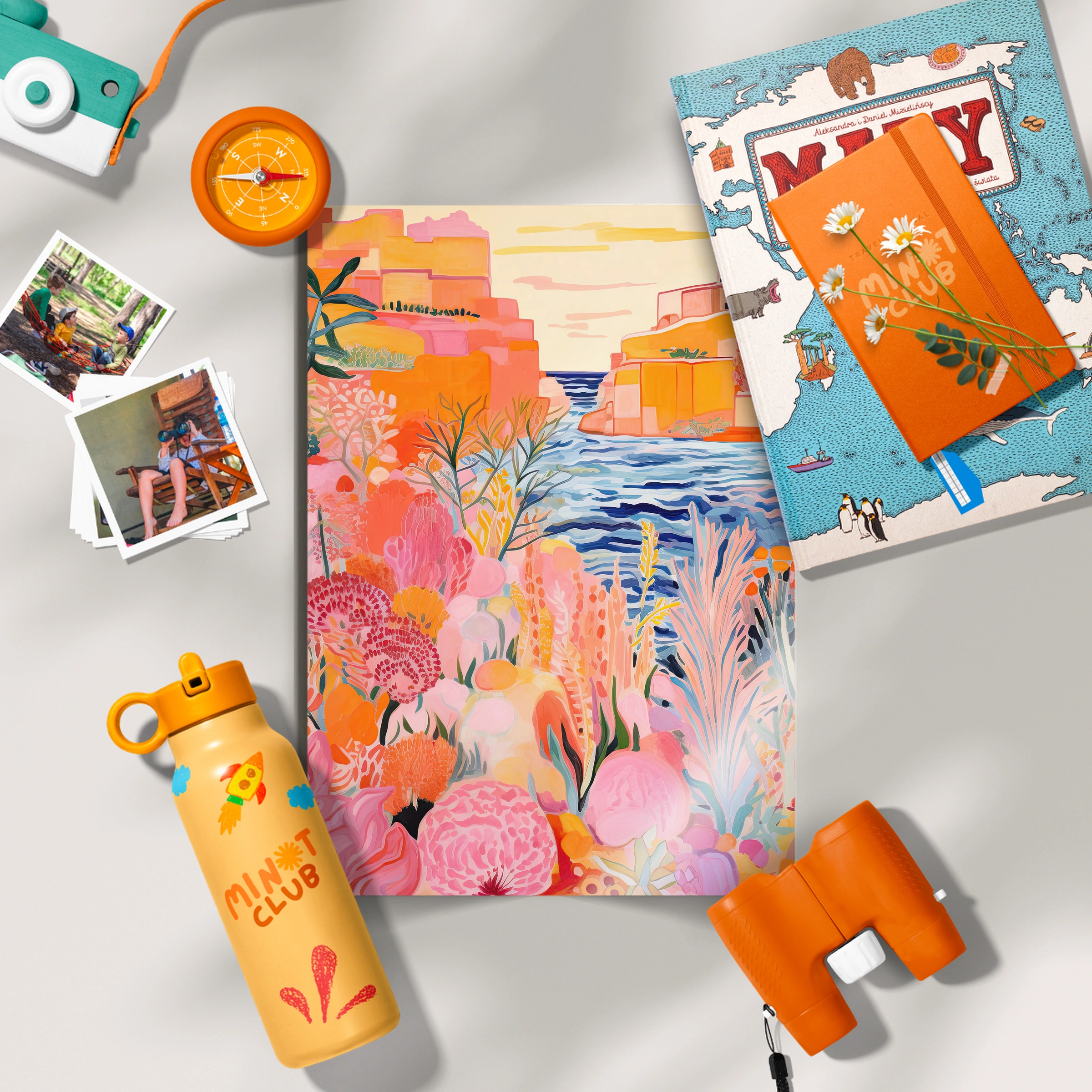 Coastal Town Nursery Print