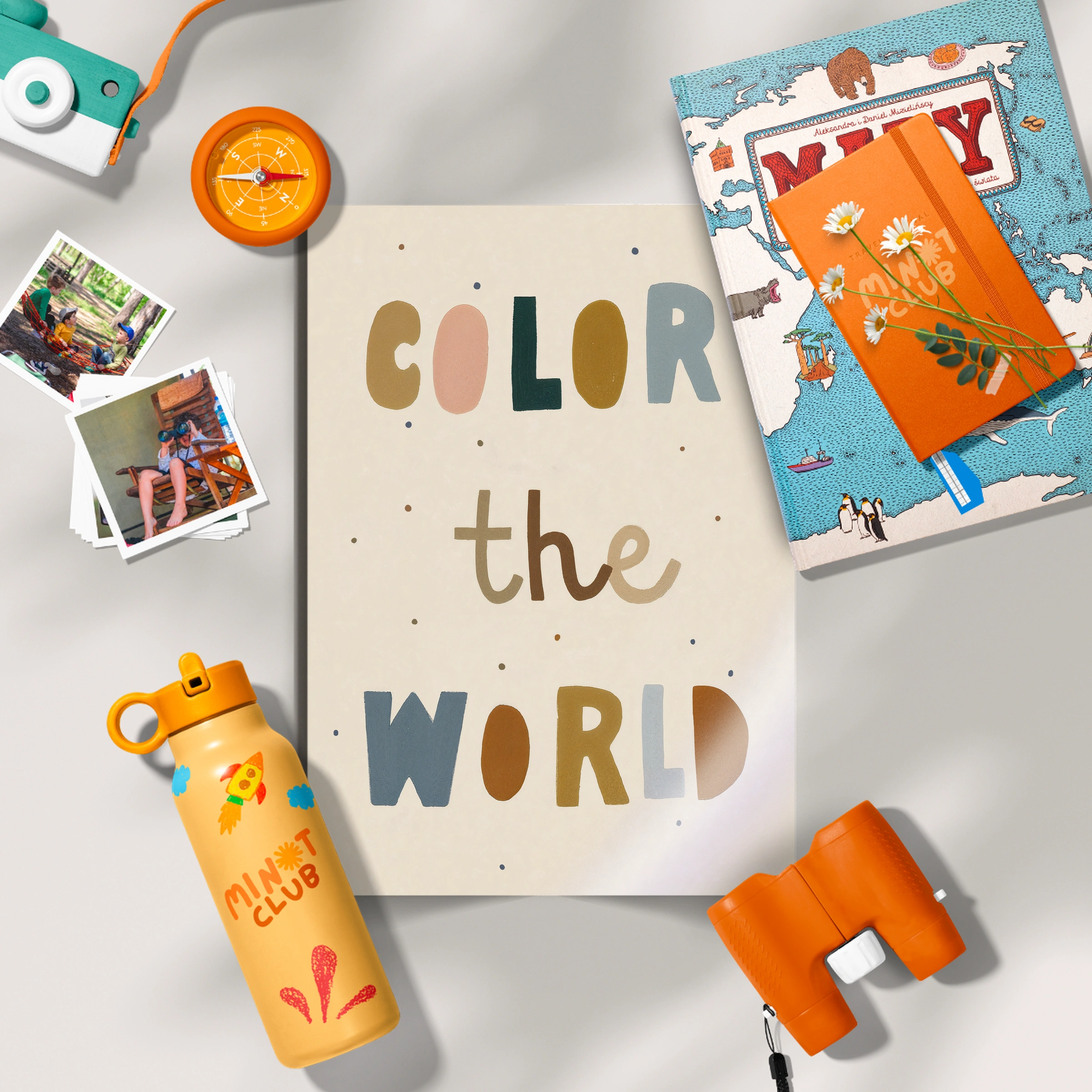Color The World Nursery Print