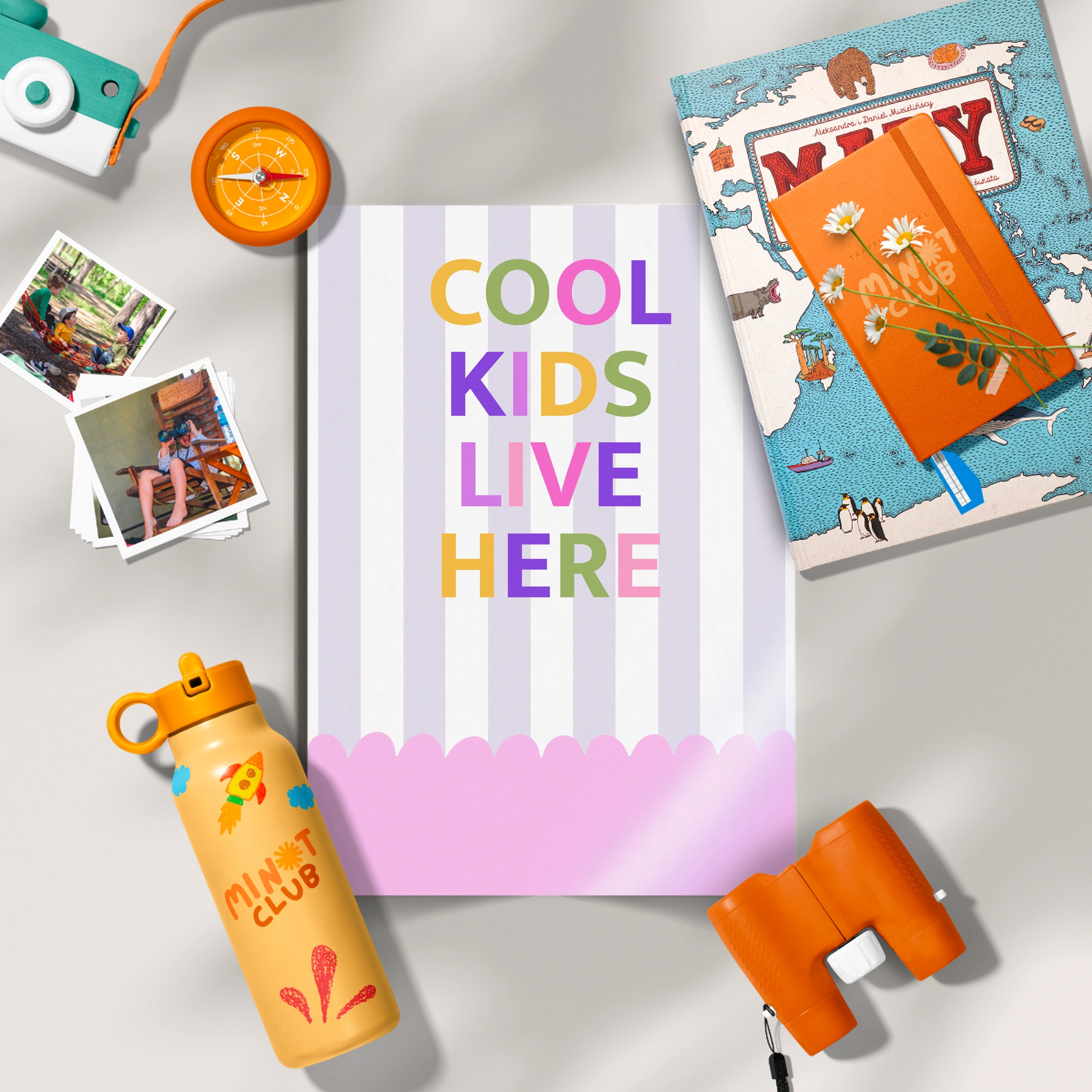 Cool Kids Live Here Nursery Print