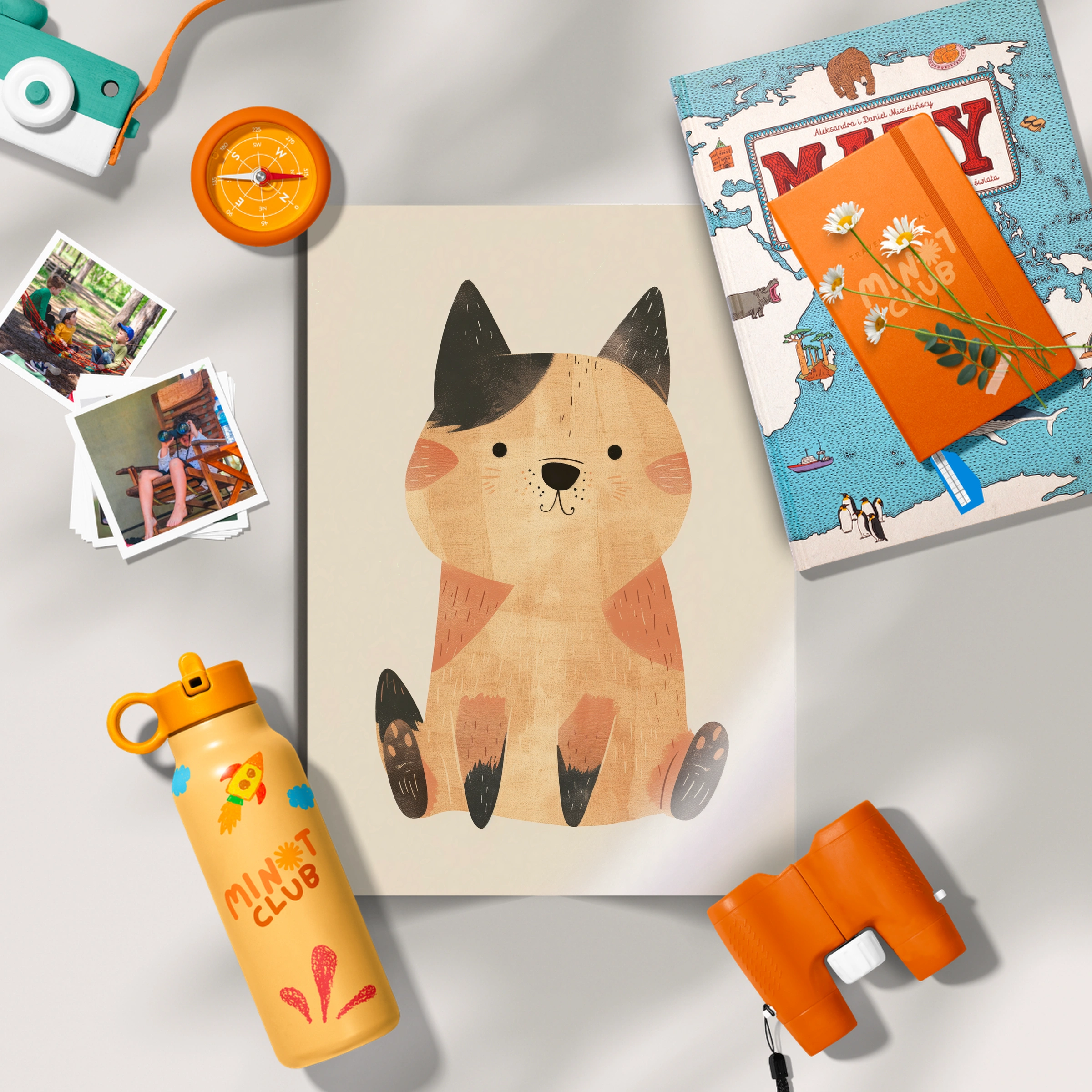 Cosy Cat Nursery Print