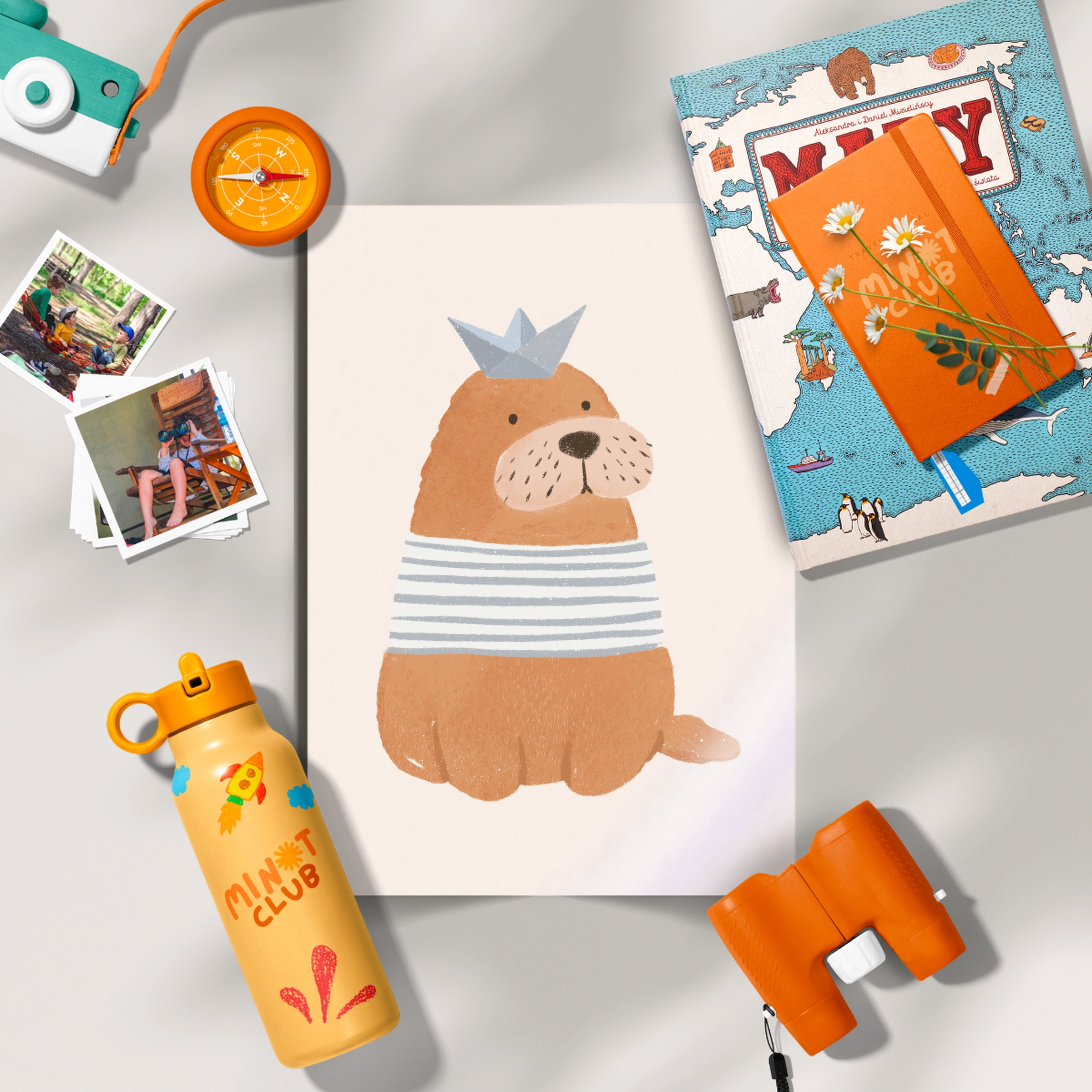 Cosy Lion Nursery Print