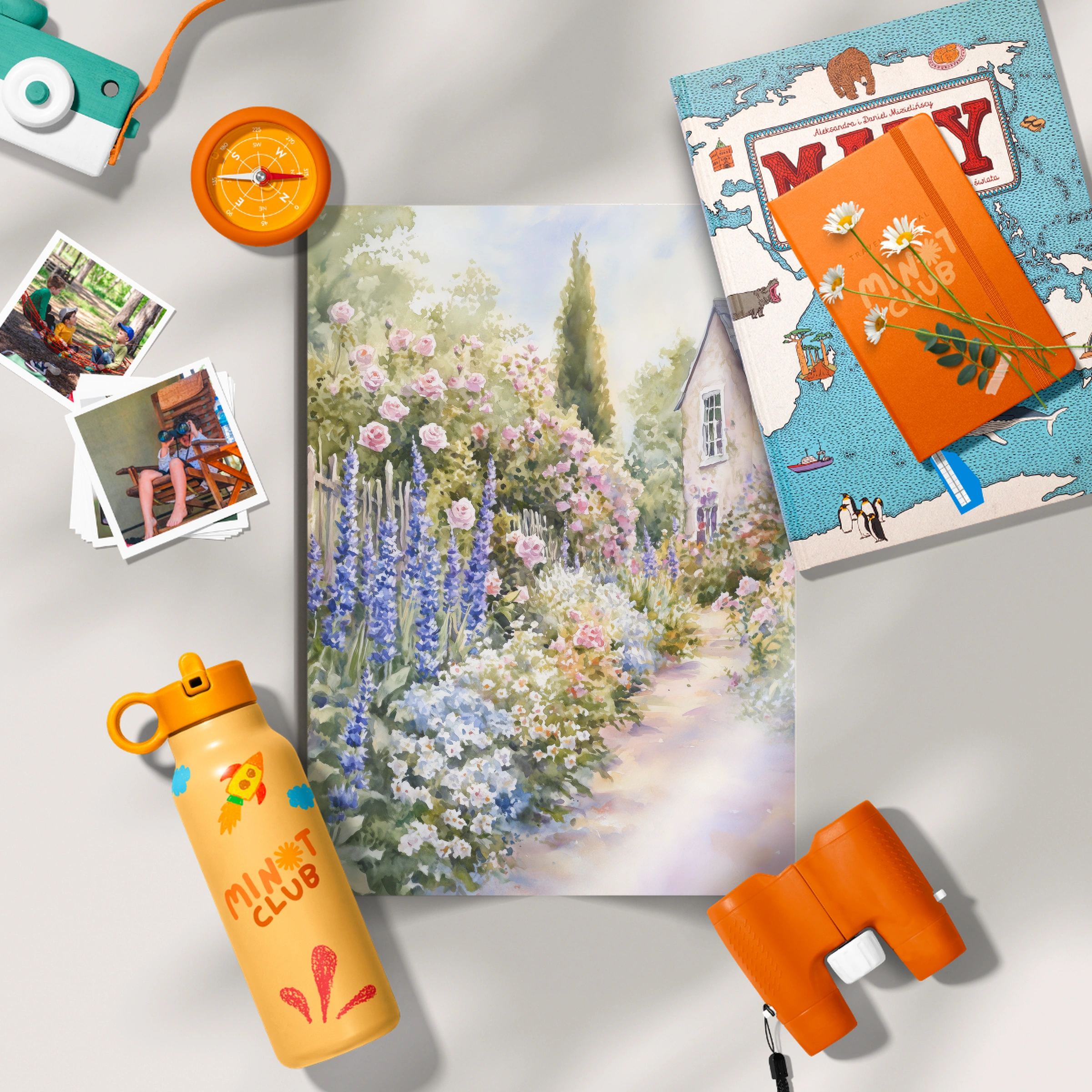 Cottage Garden Path Nursery Print