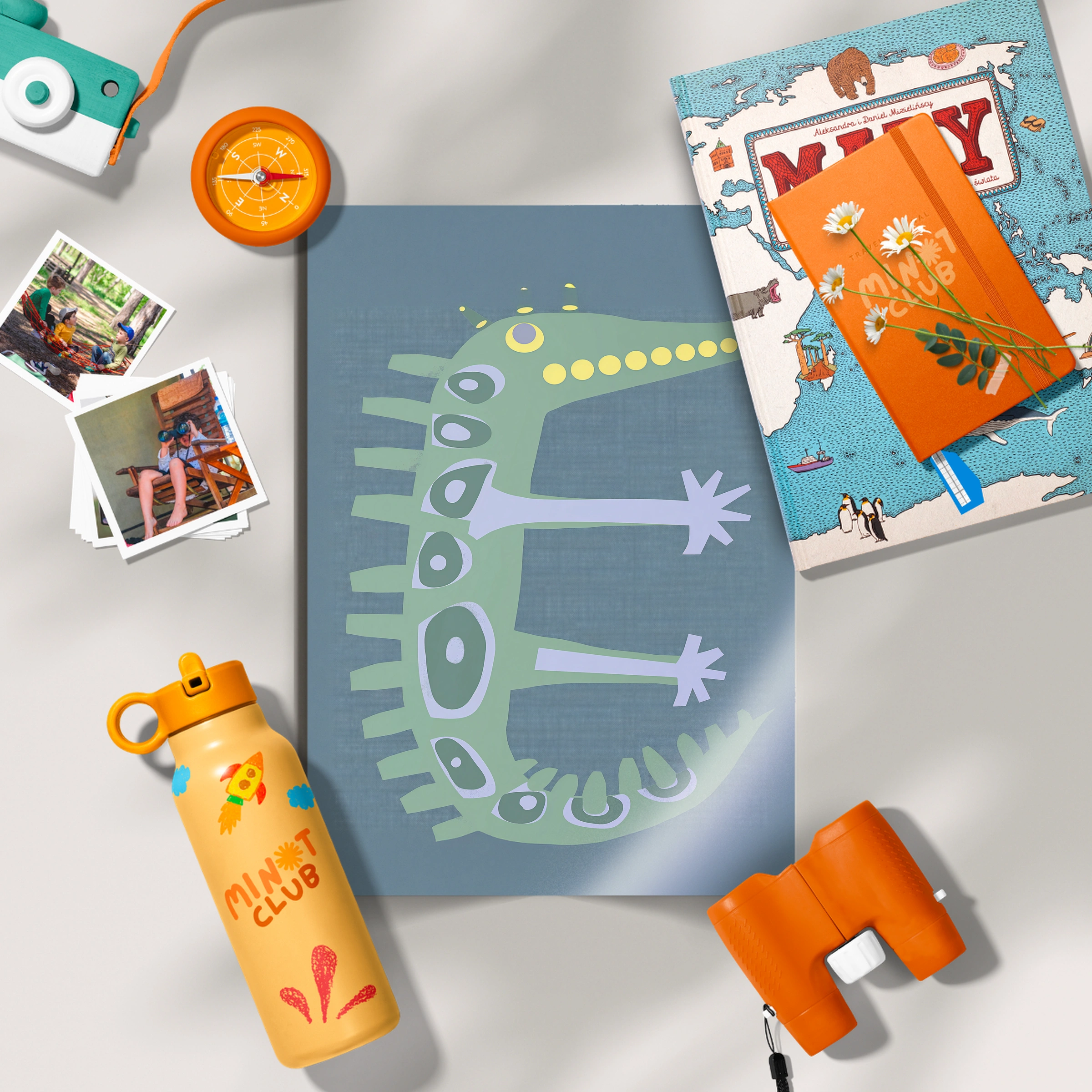 Crocodile Letter Nursery Print